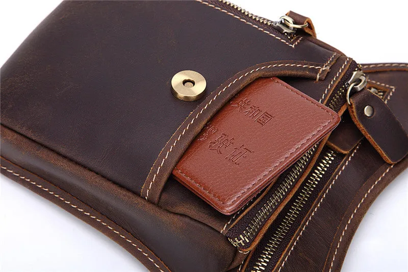 Leather BELT BAG Belt Pouch for men Waist Bag Shoulder Bag For Men