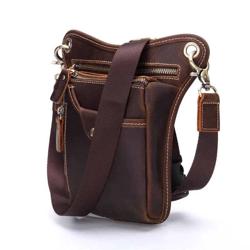 Leather BELT BAG Belt Pouch for men Waist Bag Shoulder Bag For Men