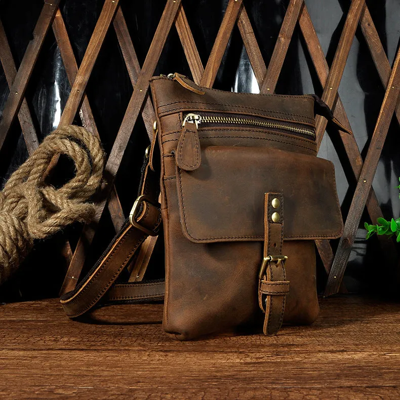Leather Belt Pouch for Men Cell Phone Holsters Waist Bag BELT BAG Shoulder Bag For Men