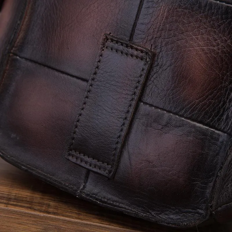 Leather Men Belt Pouch Thigh Bag Drop Leg Bag Biker Waist Purse Side Belt Bag for Men