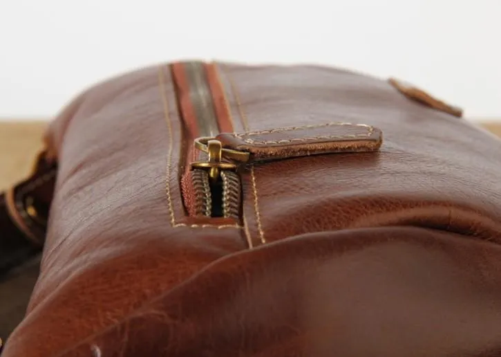 Leather Men Fanny Pack Small Waist Bag Hip Pack Belt Bag Bumbag for Men