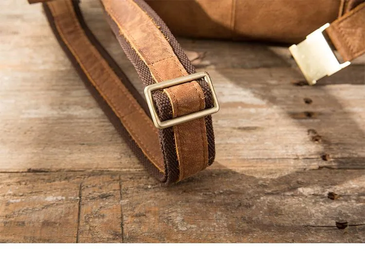Leather Mens FANNY PACK MENS WAIST BAG HIP PACK BELT BAG FOR MEN