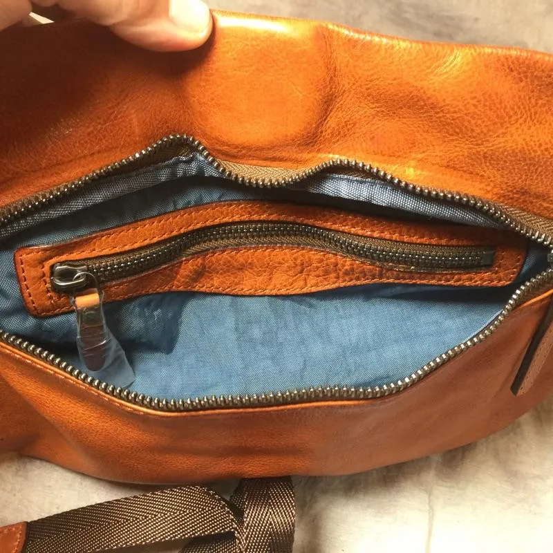 Leather Mens FANNY PACK MENS WAIST BAG HIP PACK BELT BAG FOR MEN