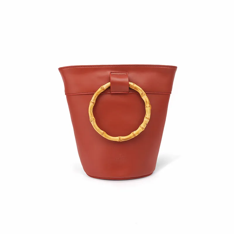 LEATHER WOMENs Bucket Purse Handbag SHOULDER BAG FOR WOMEN