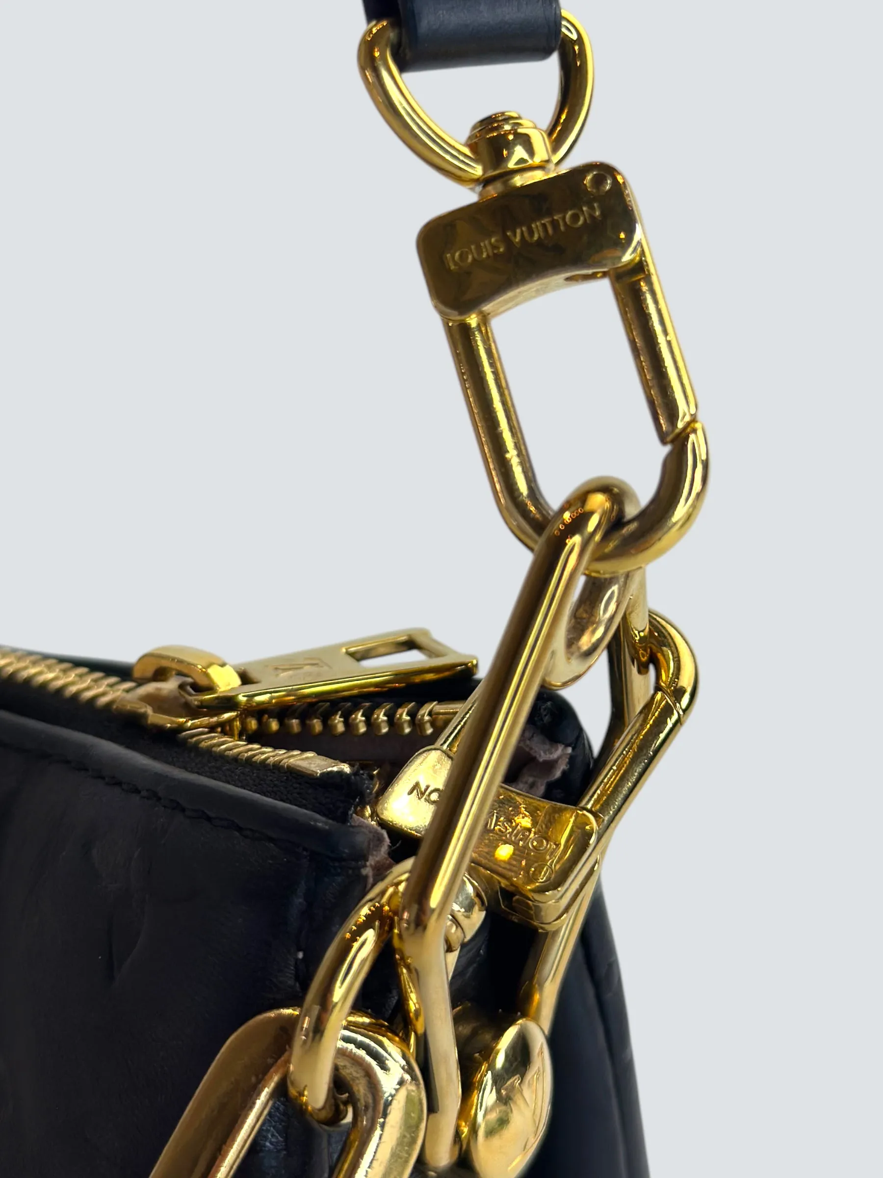 Louis Vuitton Black Empreinte Leather Coussin PM