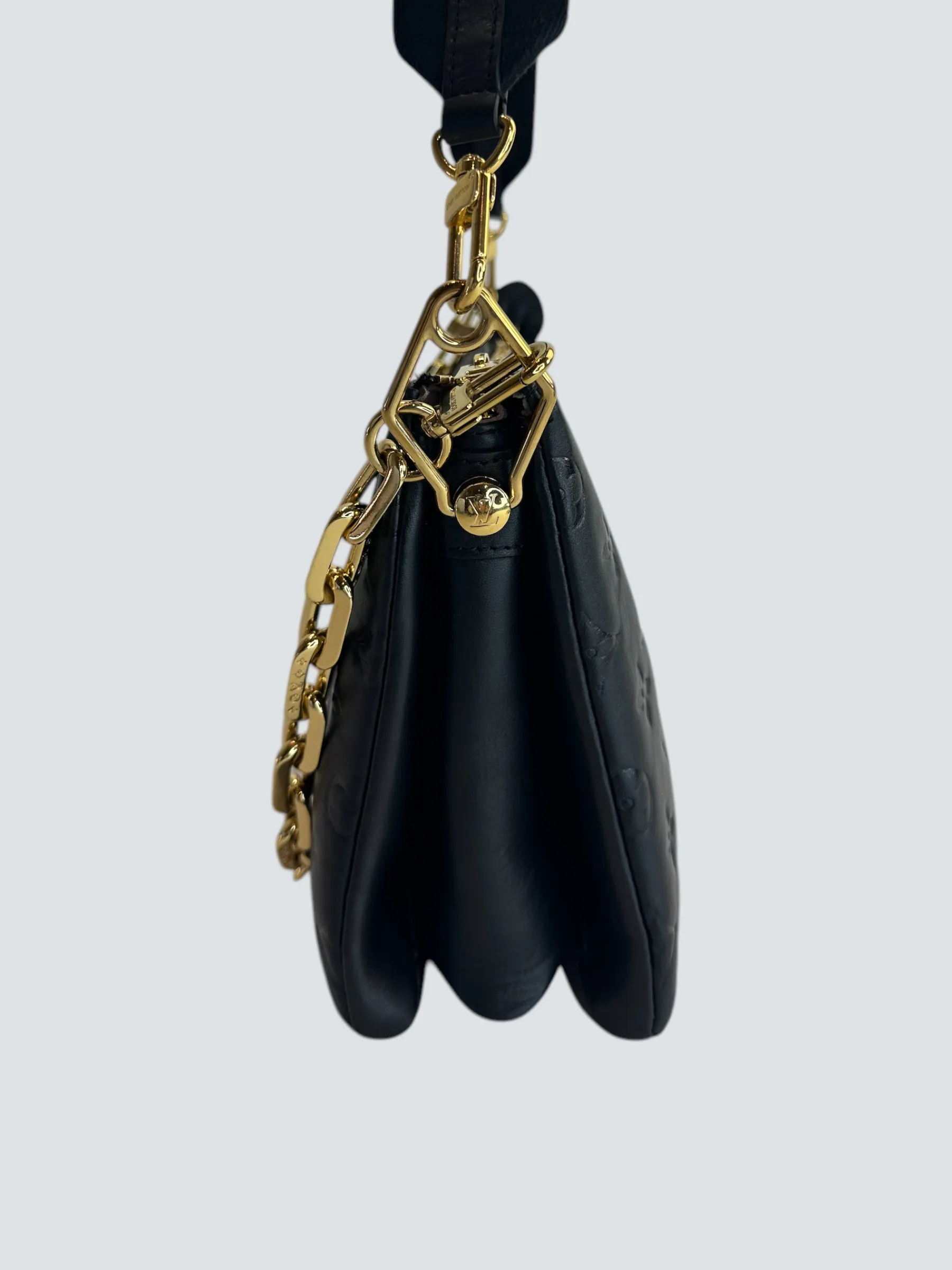 Louis Vuitton Black Empreinte Leather Coussin PM