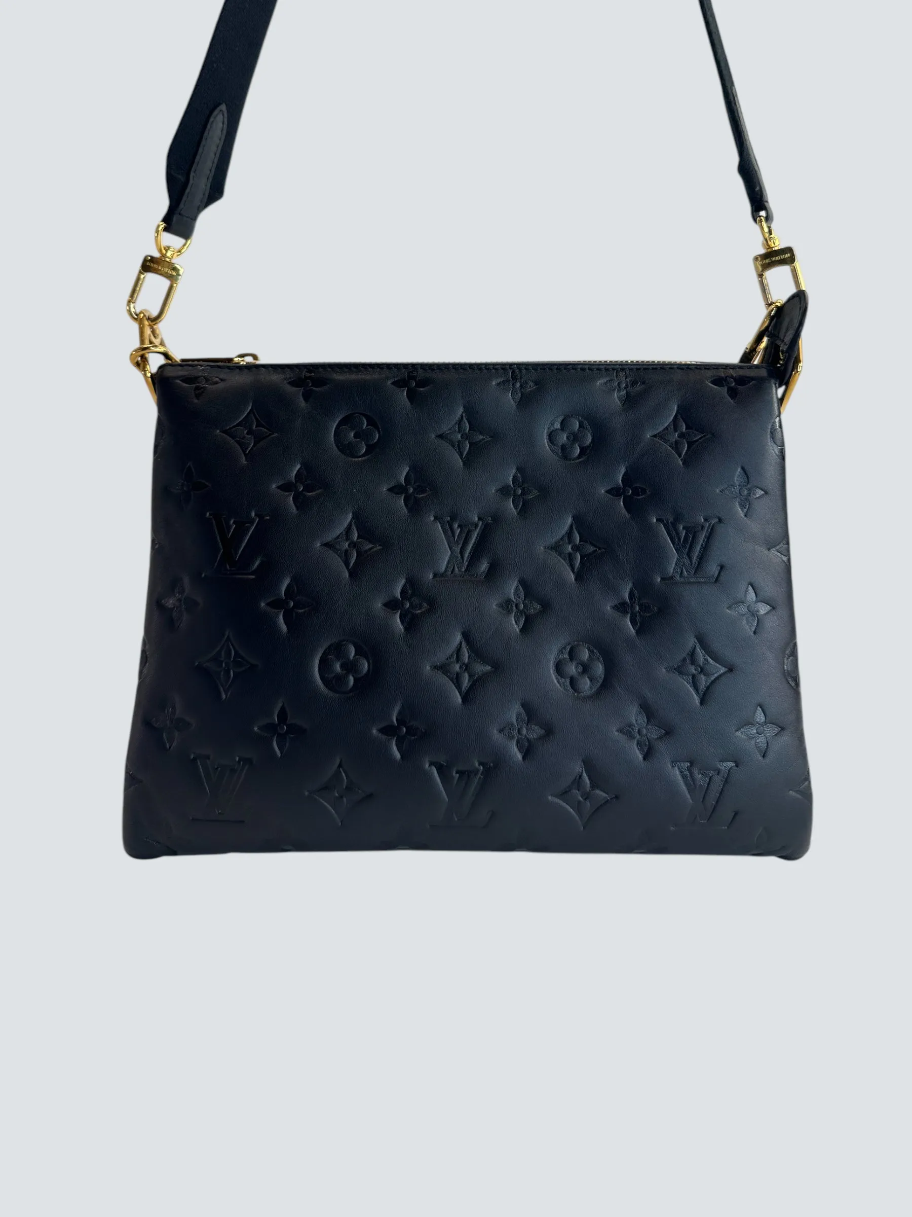 Louis Vuitton Black Empreinte Leather Coussin PM