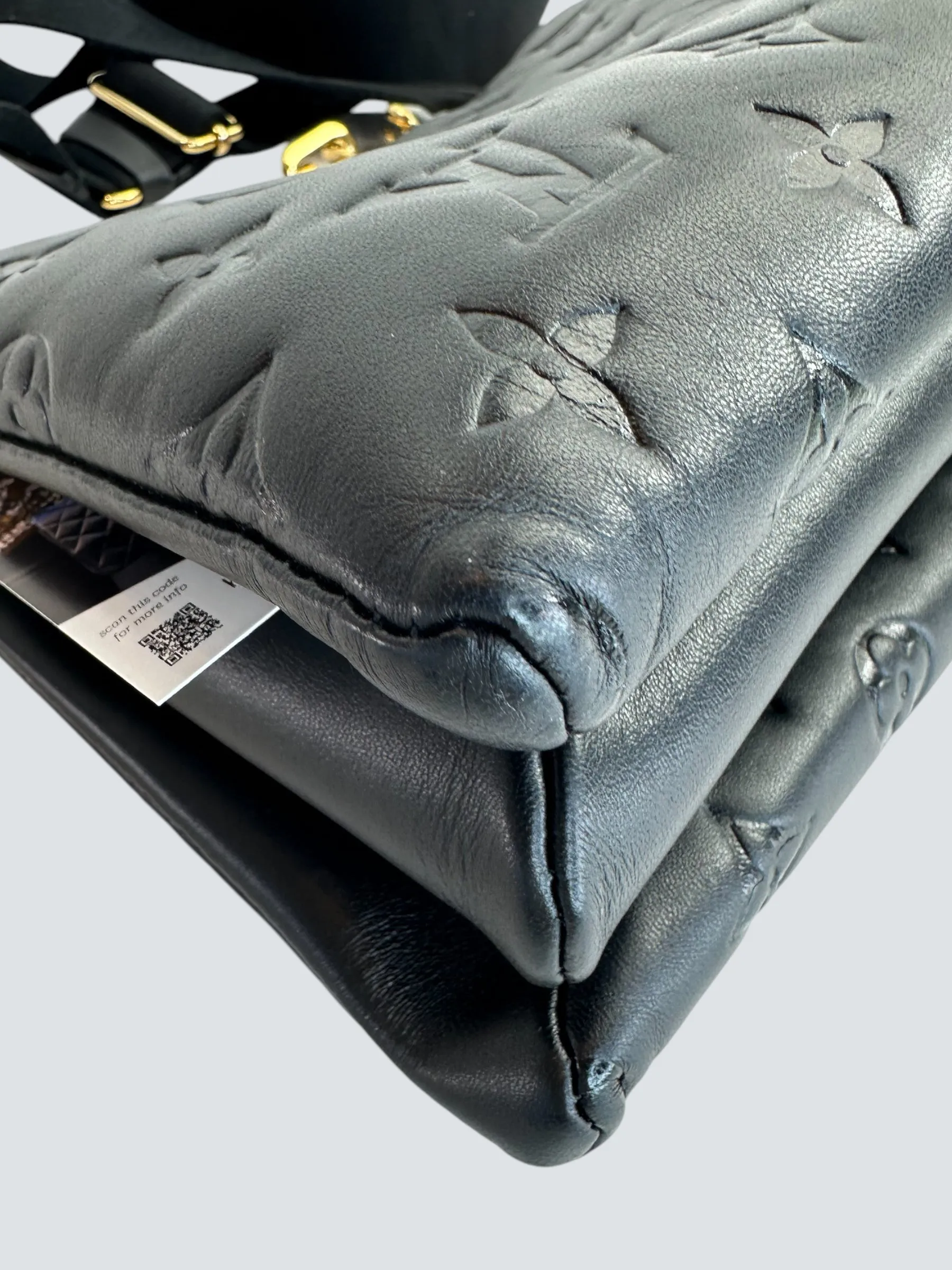 Louis Vuitton Black Empreinte Leather Coussin PM