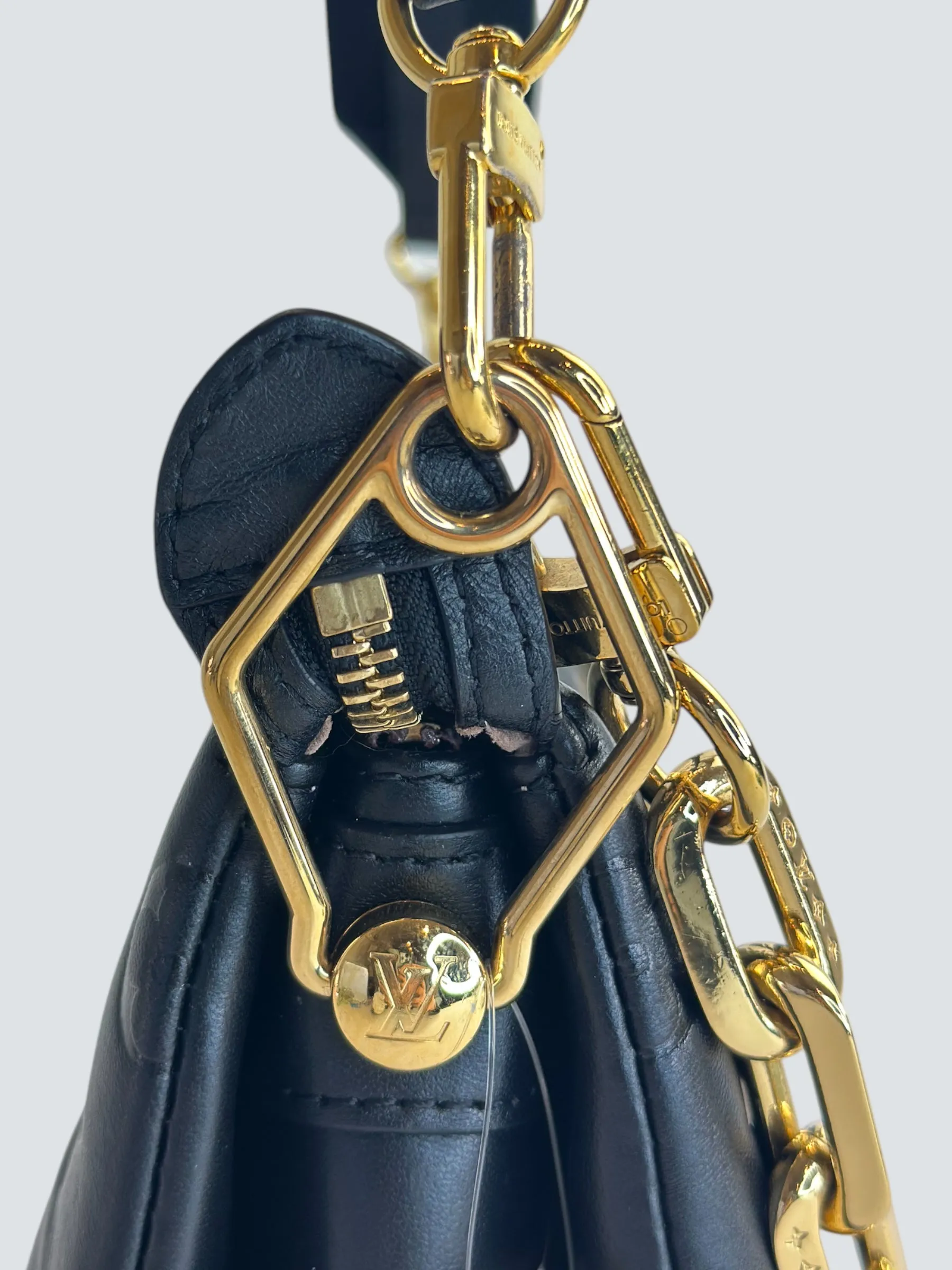 Louis Vuitton Black Empreinte Leather Coussin PM