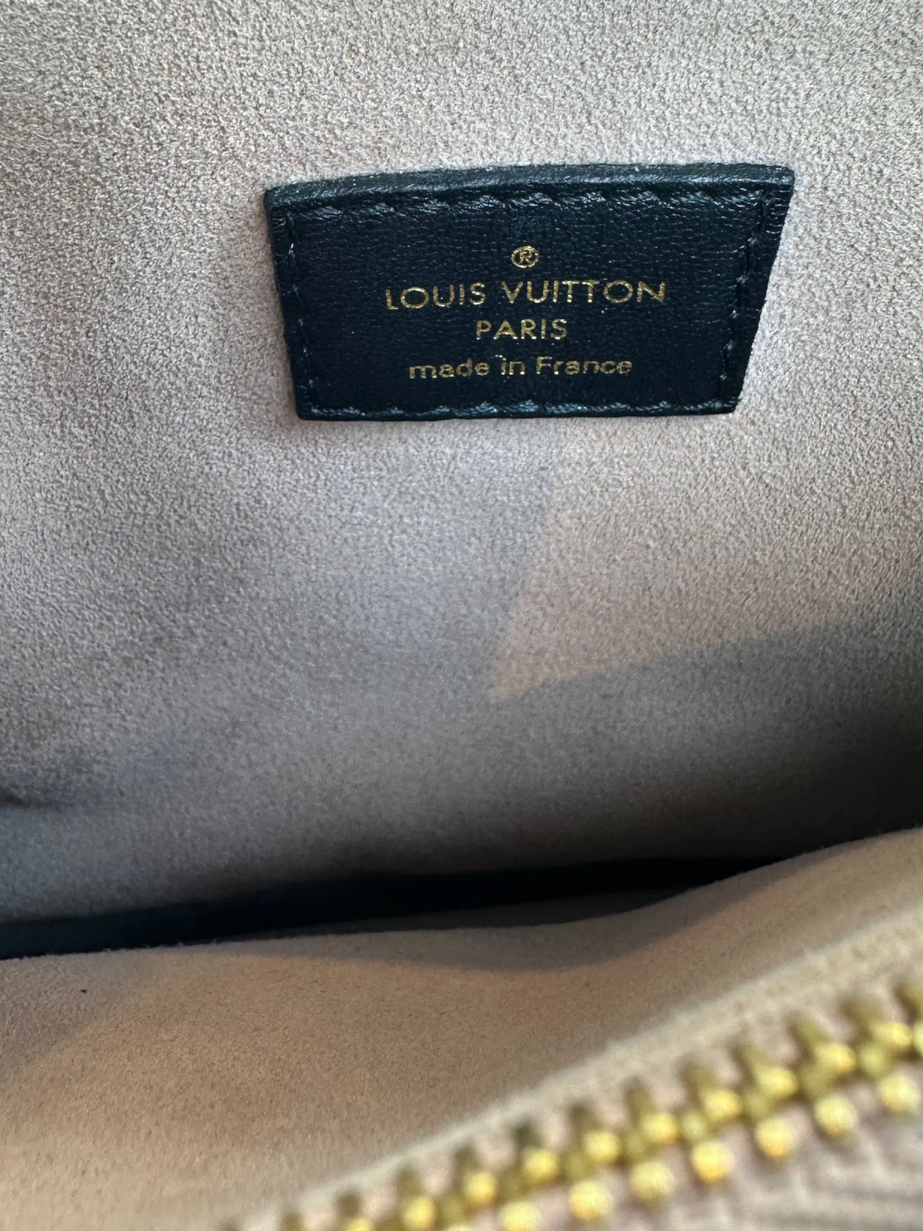 Louis Vuitton Black Empreinte Leather Coussin PM