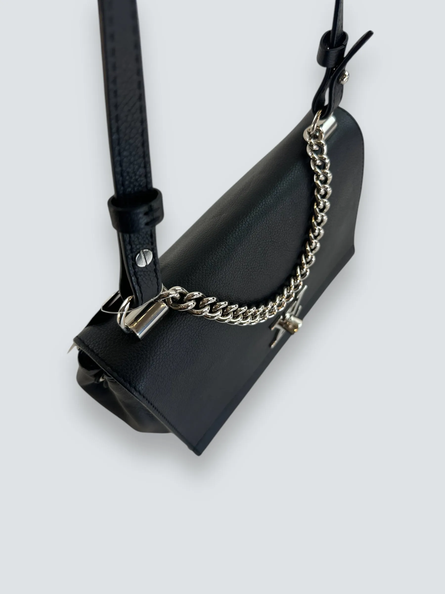 Louis Vuitton Black Leather ??Lockme?? Crossbody