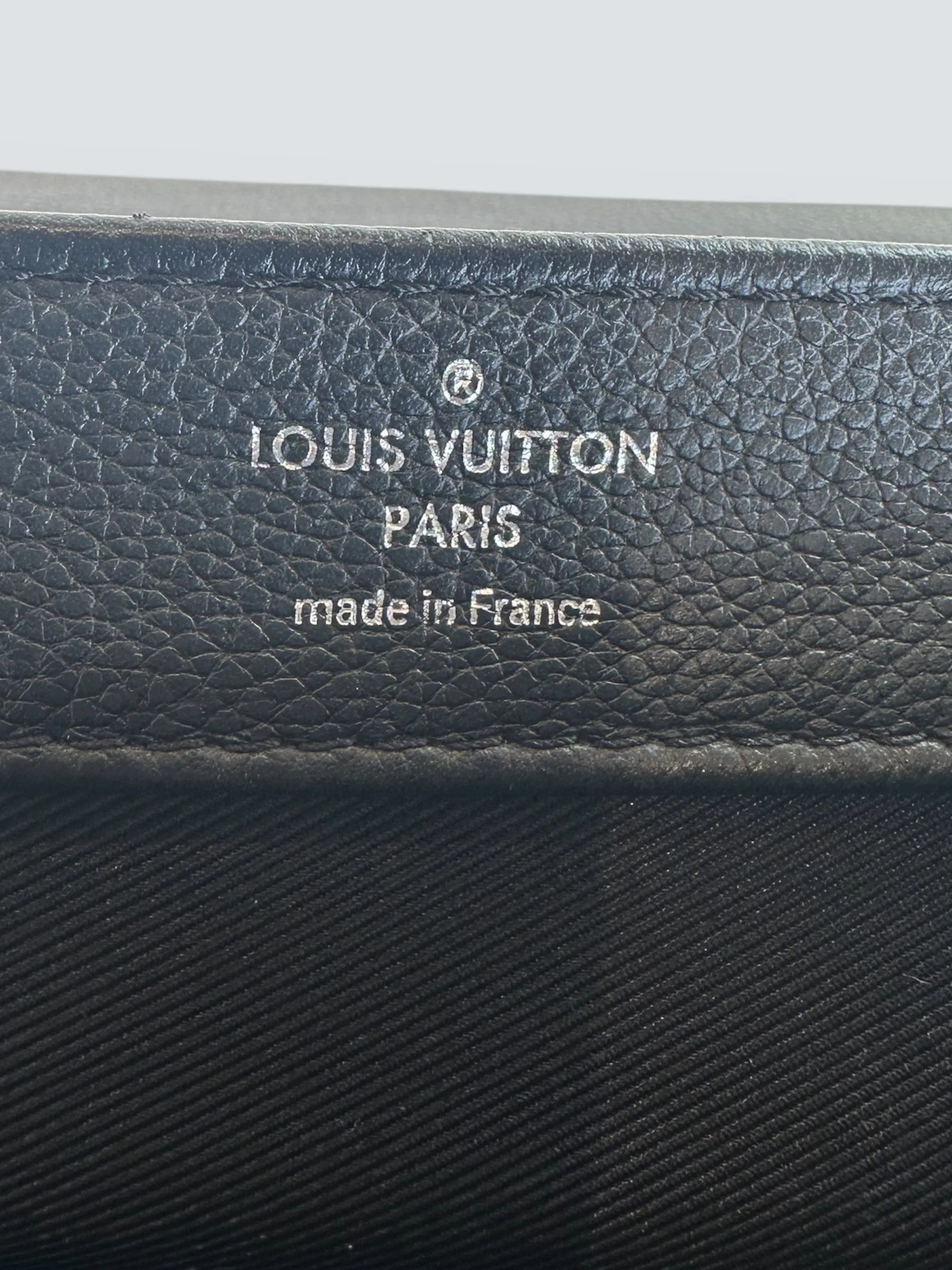 Louis Vuitton Black Leather ??Lockme?? Crossbody