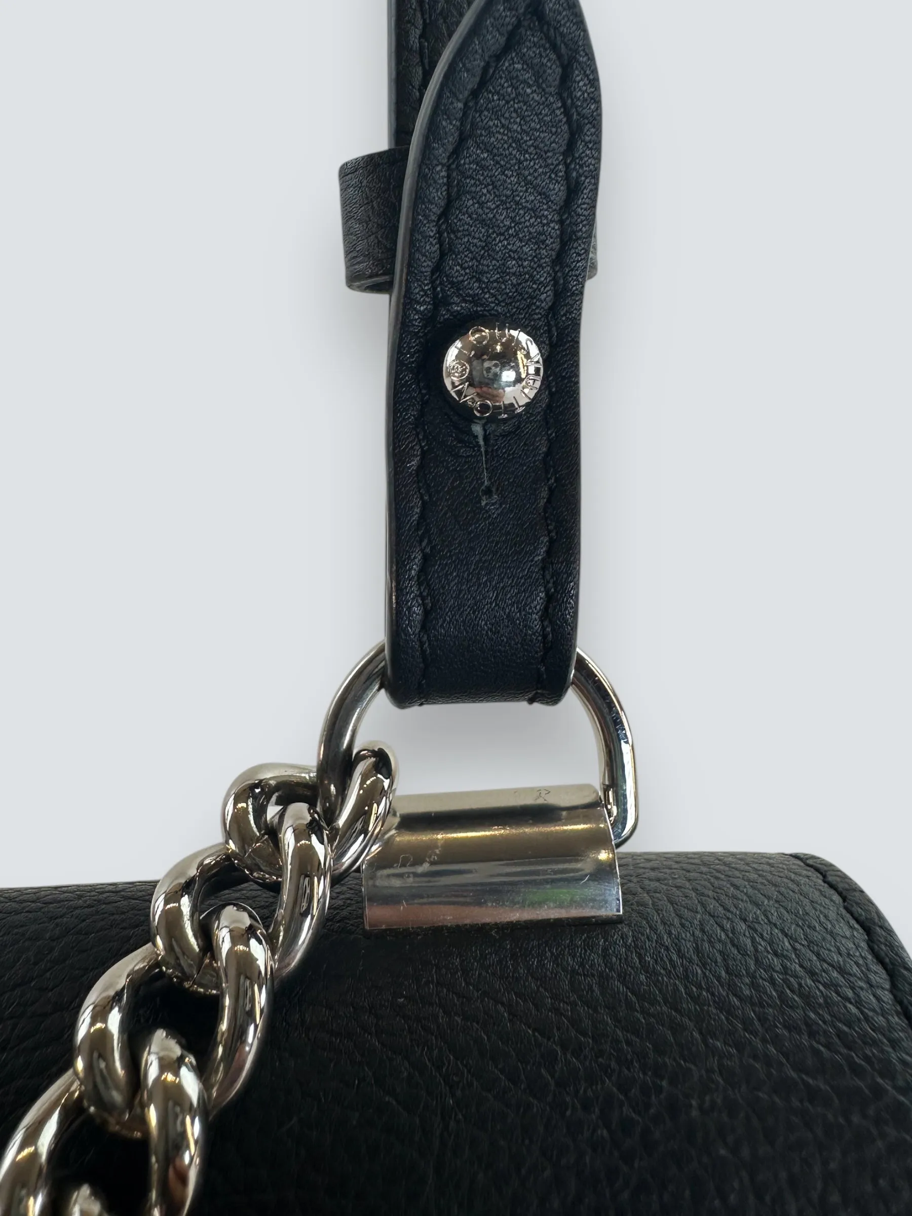 Louis Vuitton Black Leather ??Lockme?? Crossbody