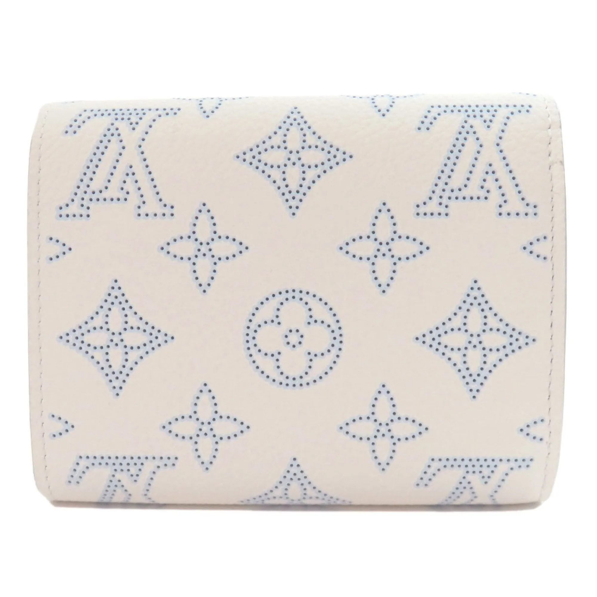 Louis Vuitton blue Mahina Leather Wallet (Bi-Fold) (Pre-Owned)
