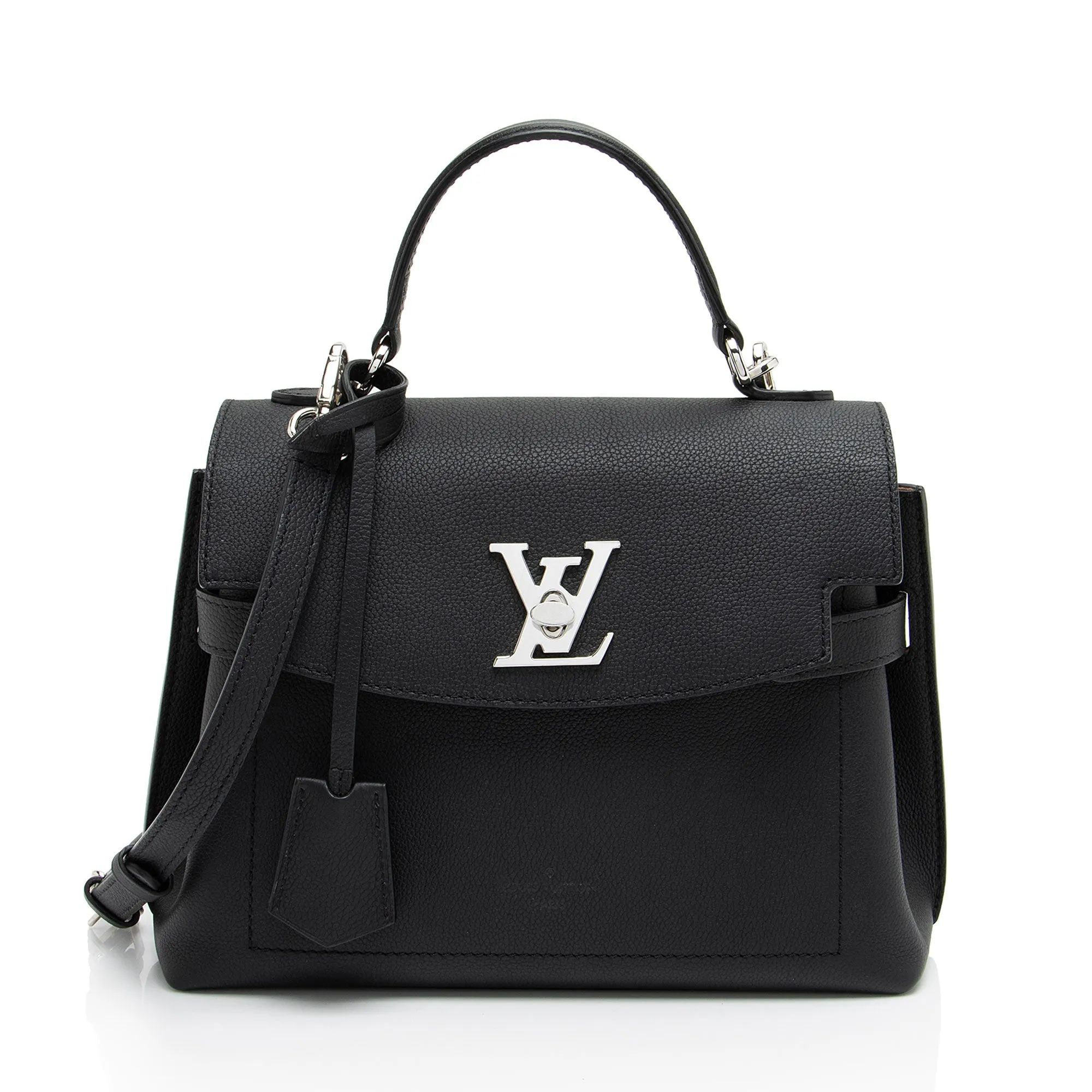 Louis Vuitton Calfskin Lockme Ever MM Top Handle