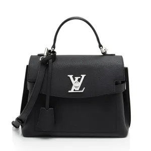 Louis Vuitton Calfskin Lockme Ever MM Top Handle
