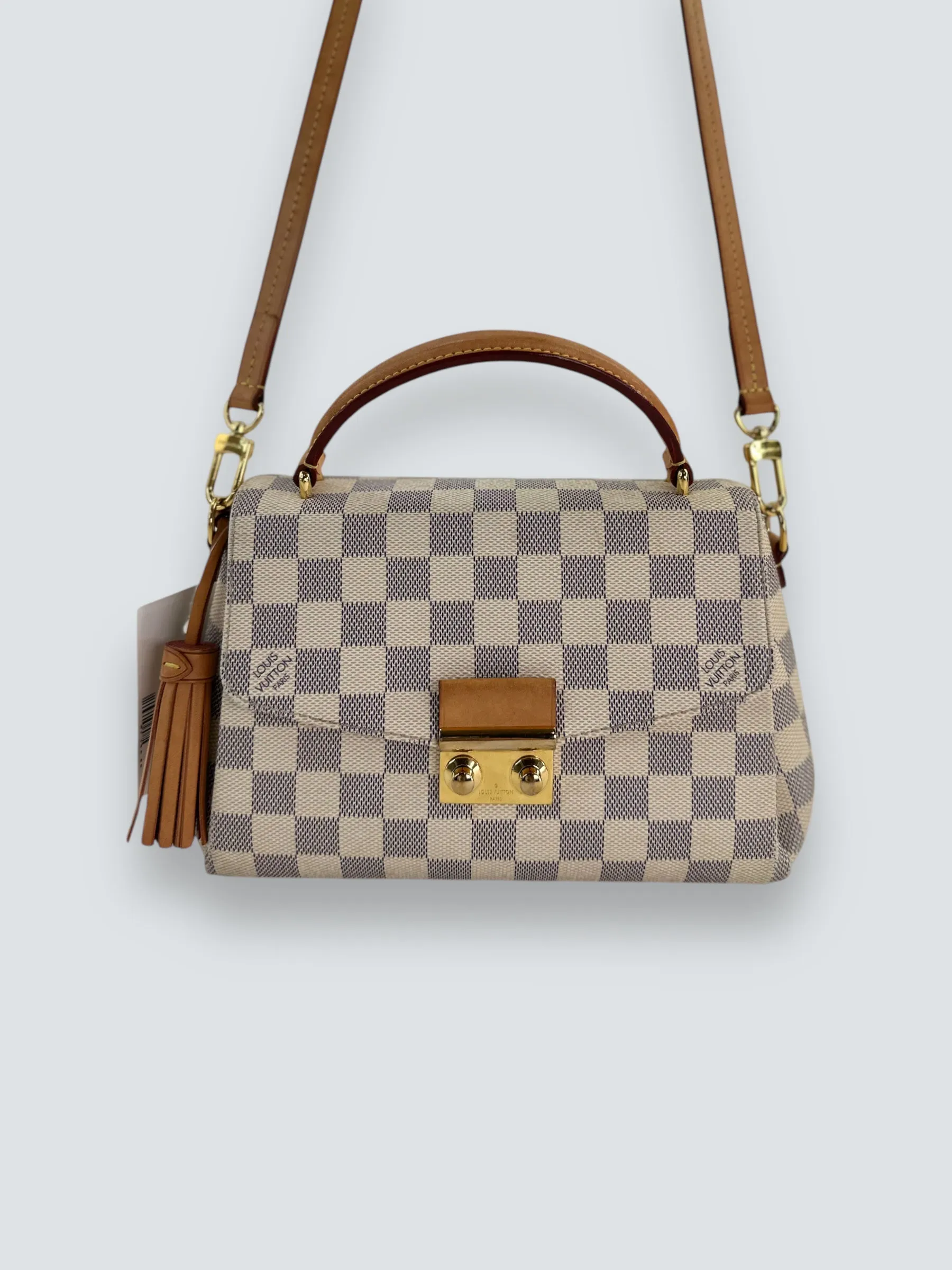 Louis Vuitton Damier Azur Canvas Croisette Crossbody