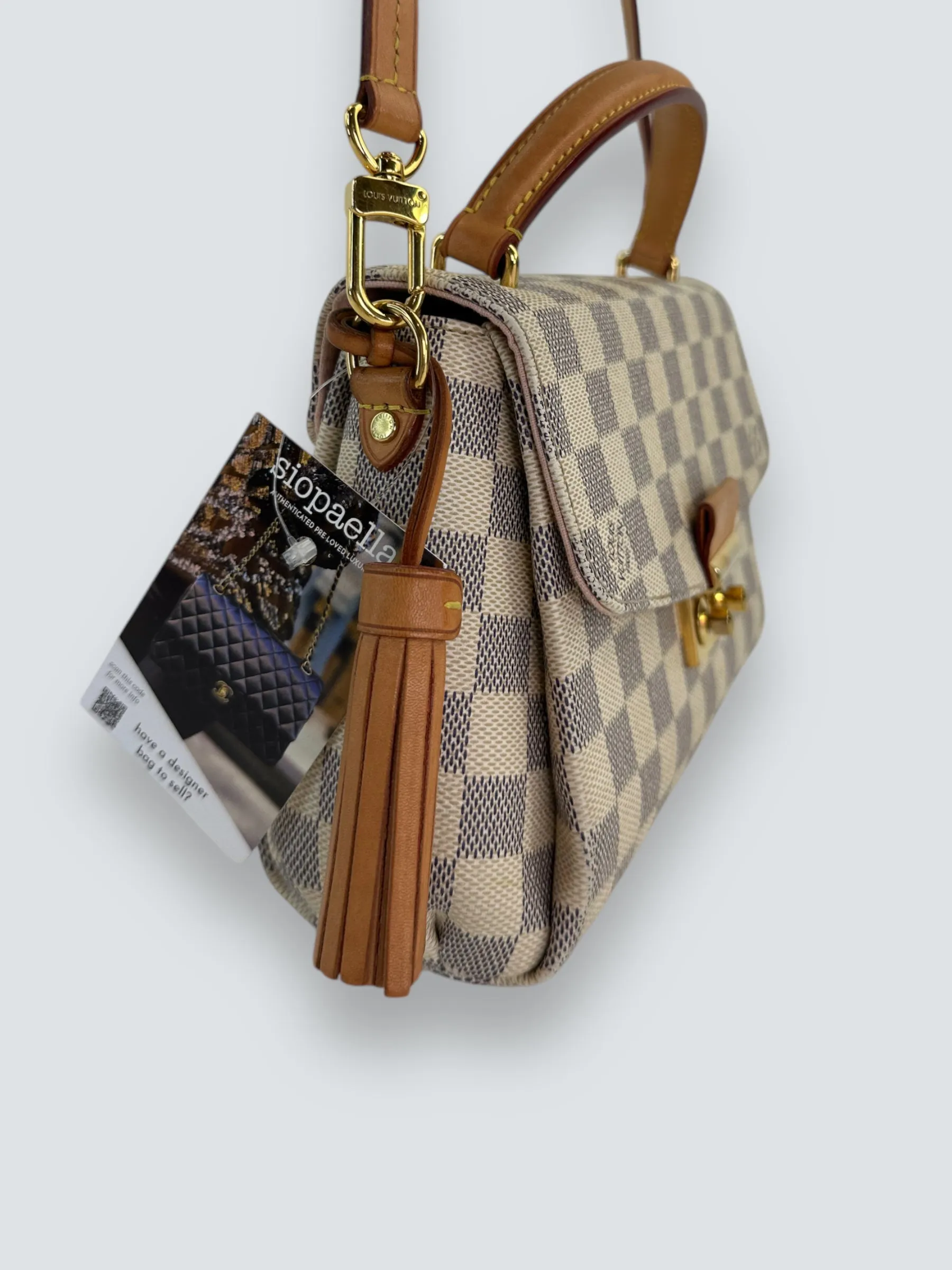 Louis Vuitton Damier Azur Canvas Croisette Crossbody