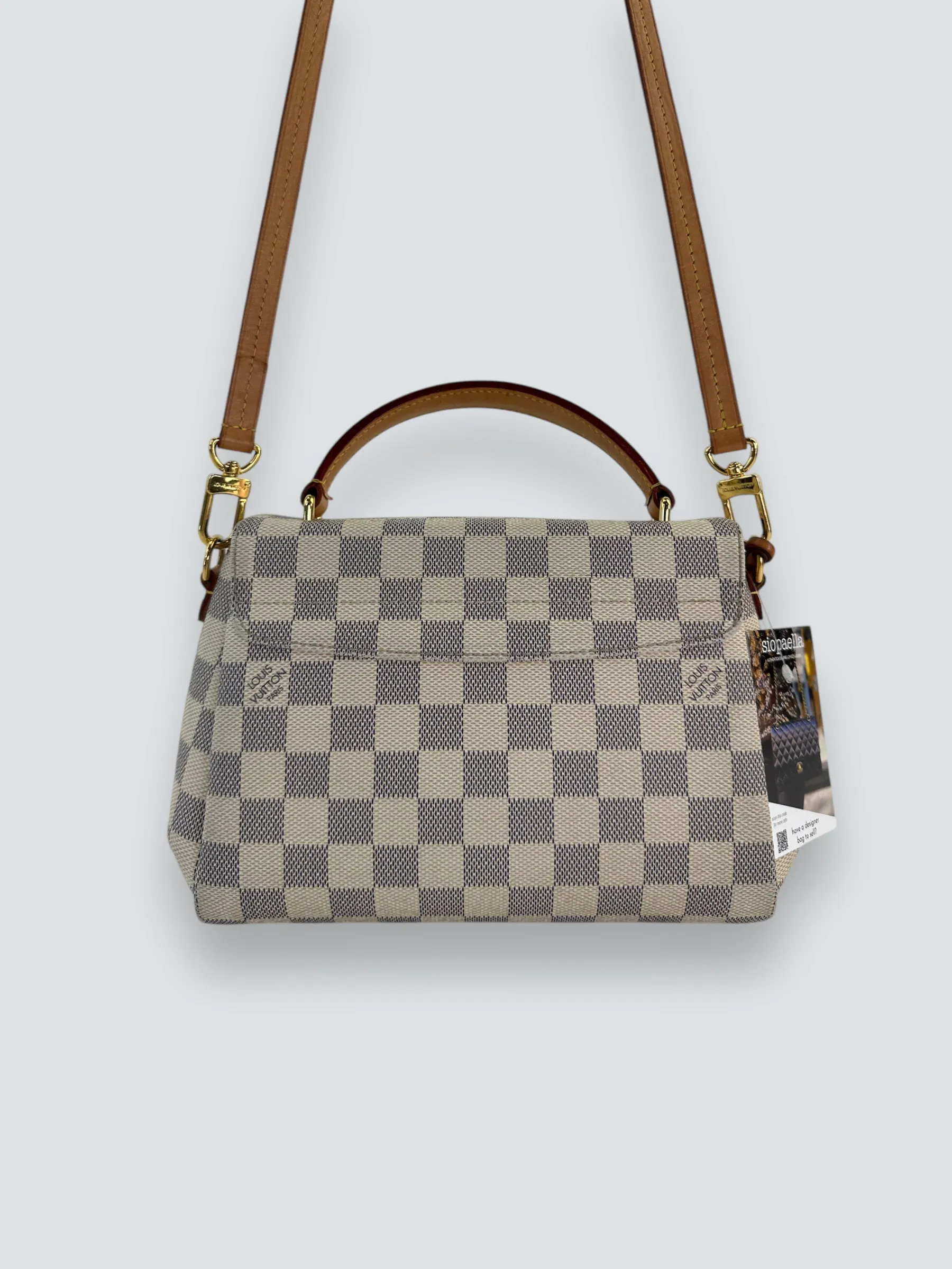Louis Vuitton Damier Azur Canvas Croisette Crossbody