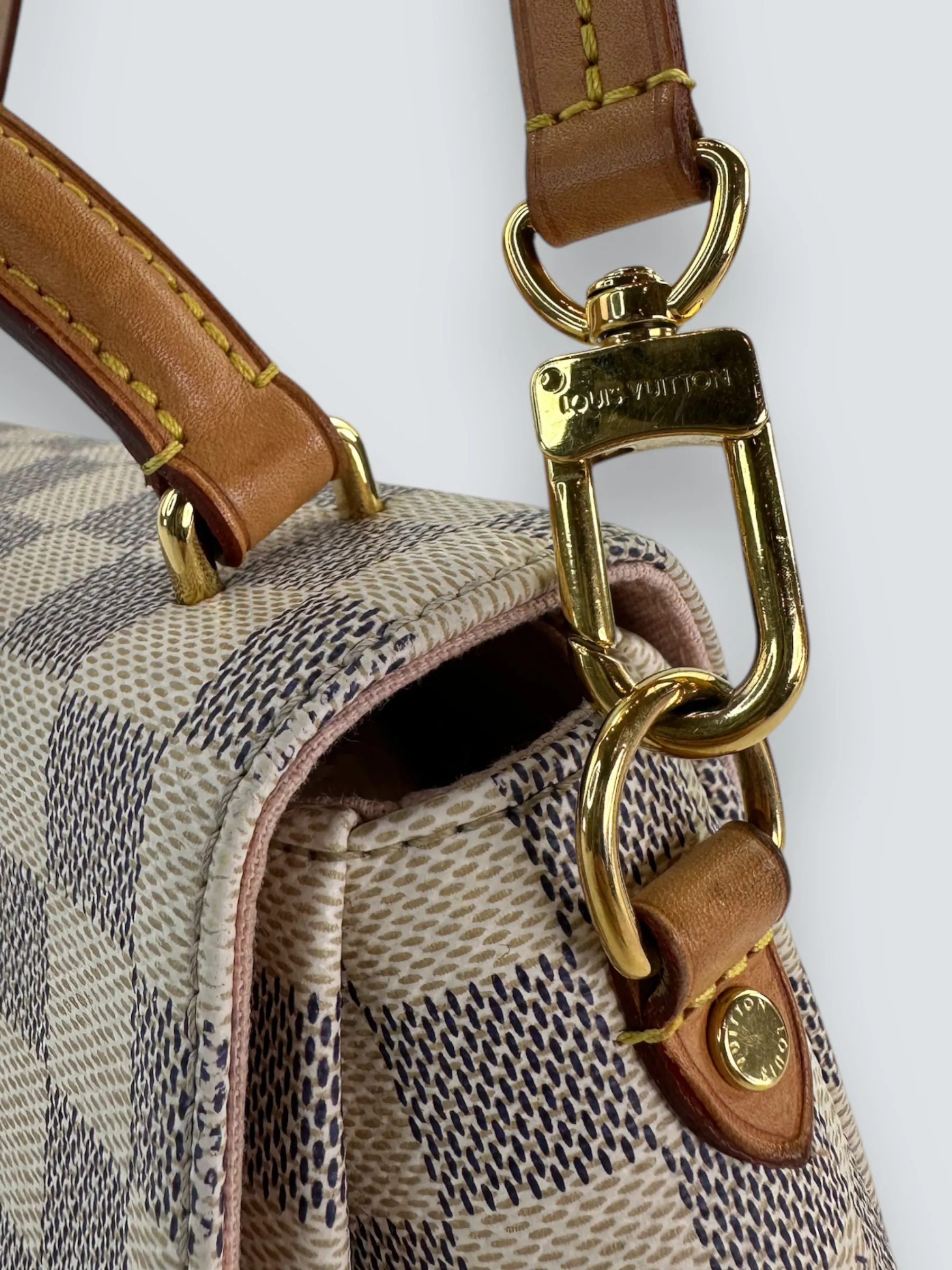 Louis Vuitton Damier Azur Canvas Croisette Crossbody