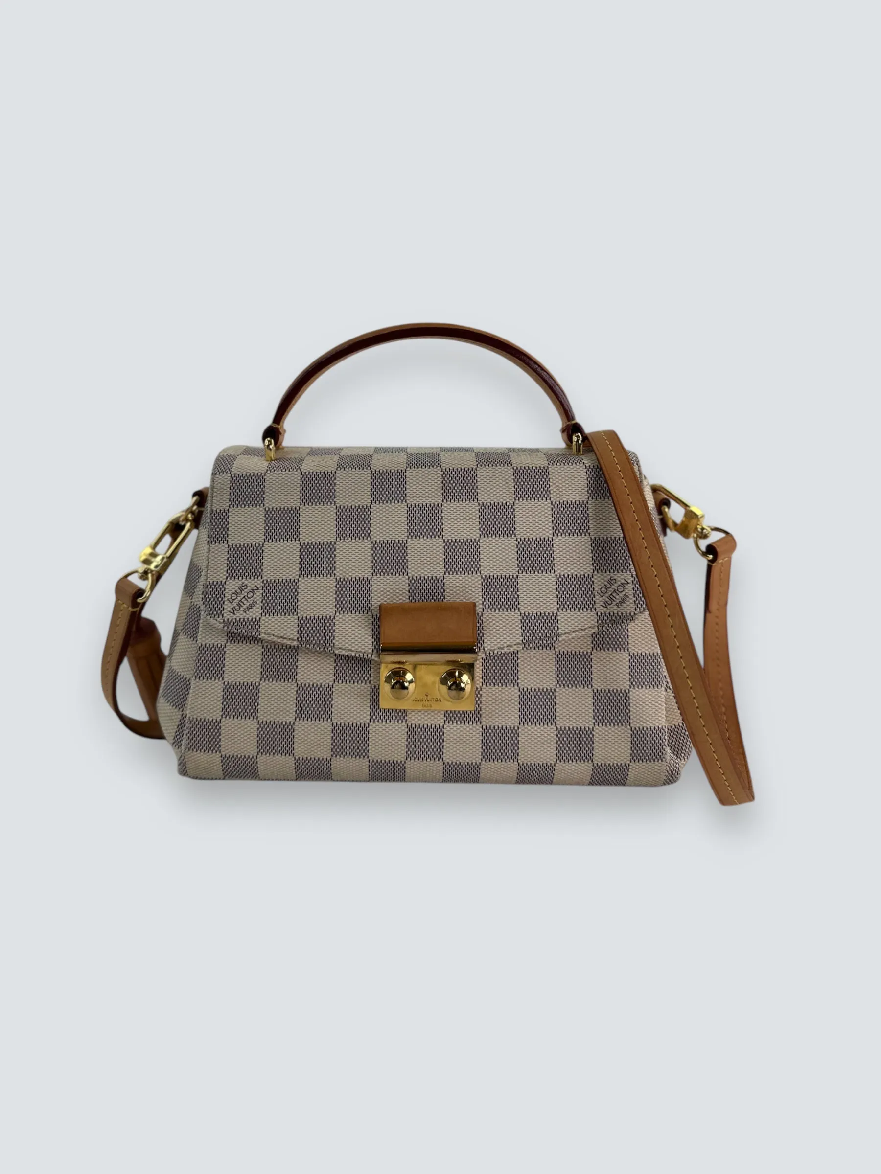 Louis Vuitton Damier Azur Canvas Croisette Crossbody