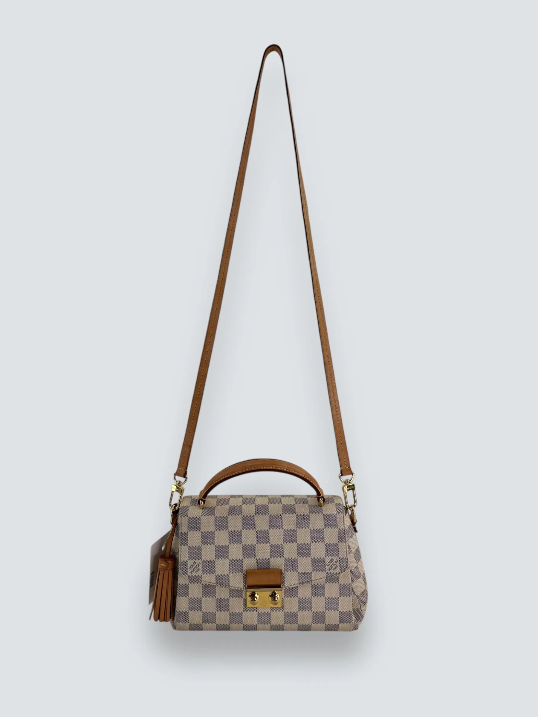 Louis Vuitton Damier Azur Canvas Croisette Crossbody