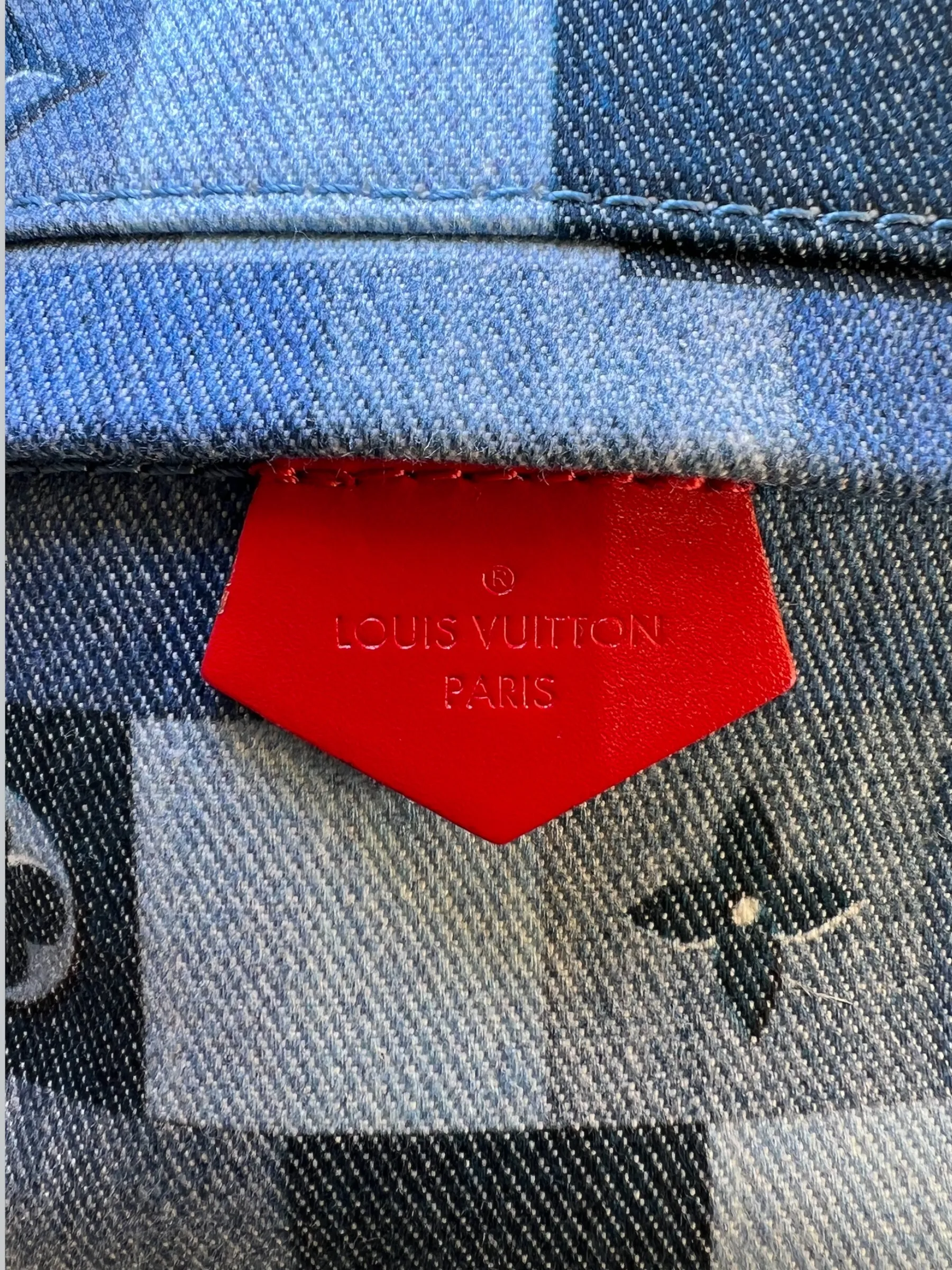 Louis Vuitton Denim Palm Spring Mini Backpack