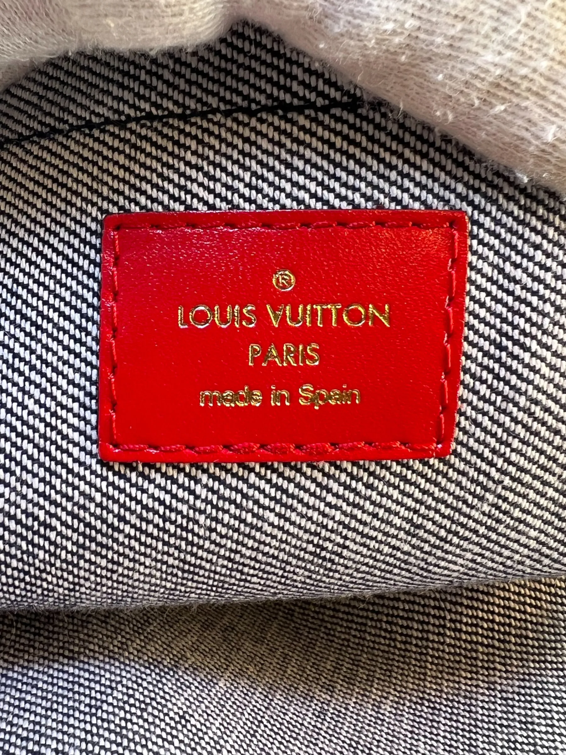 Louis Vuitton Denim Palm Spring Mini Backpack