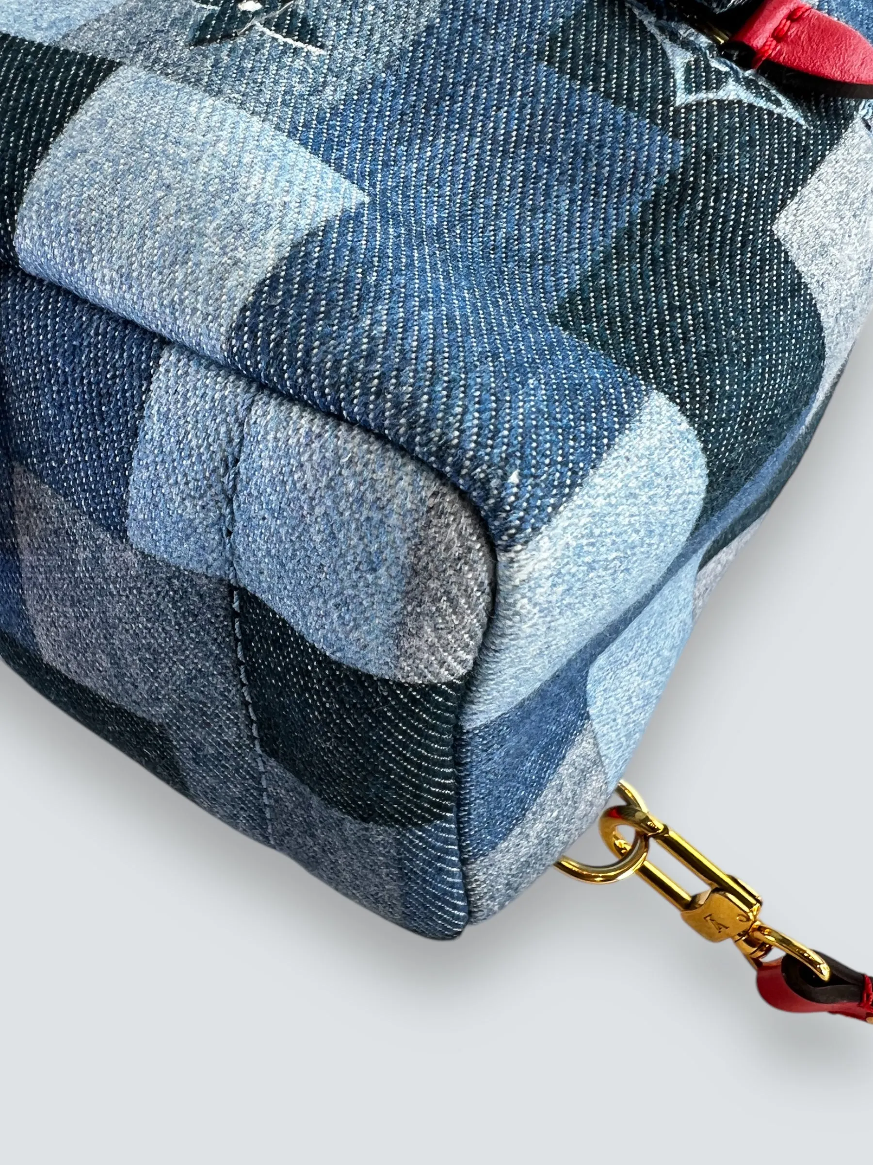 Louis Vuitton Denim Palm Spring Mini Backpack