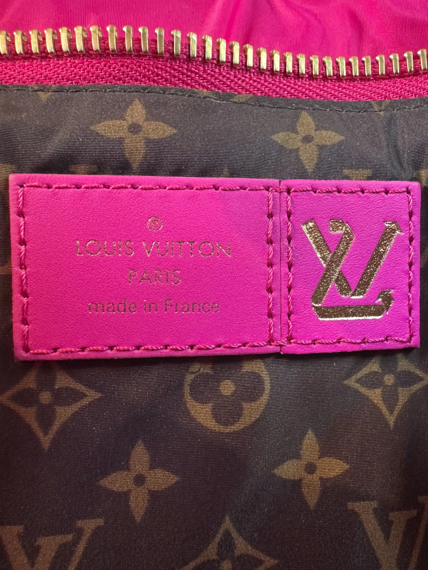 Louis Vuitton Fuschia & Black Pillow Multi Pochette
