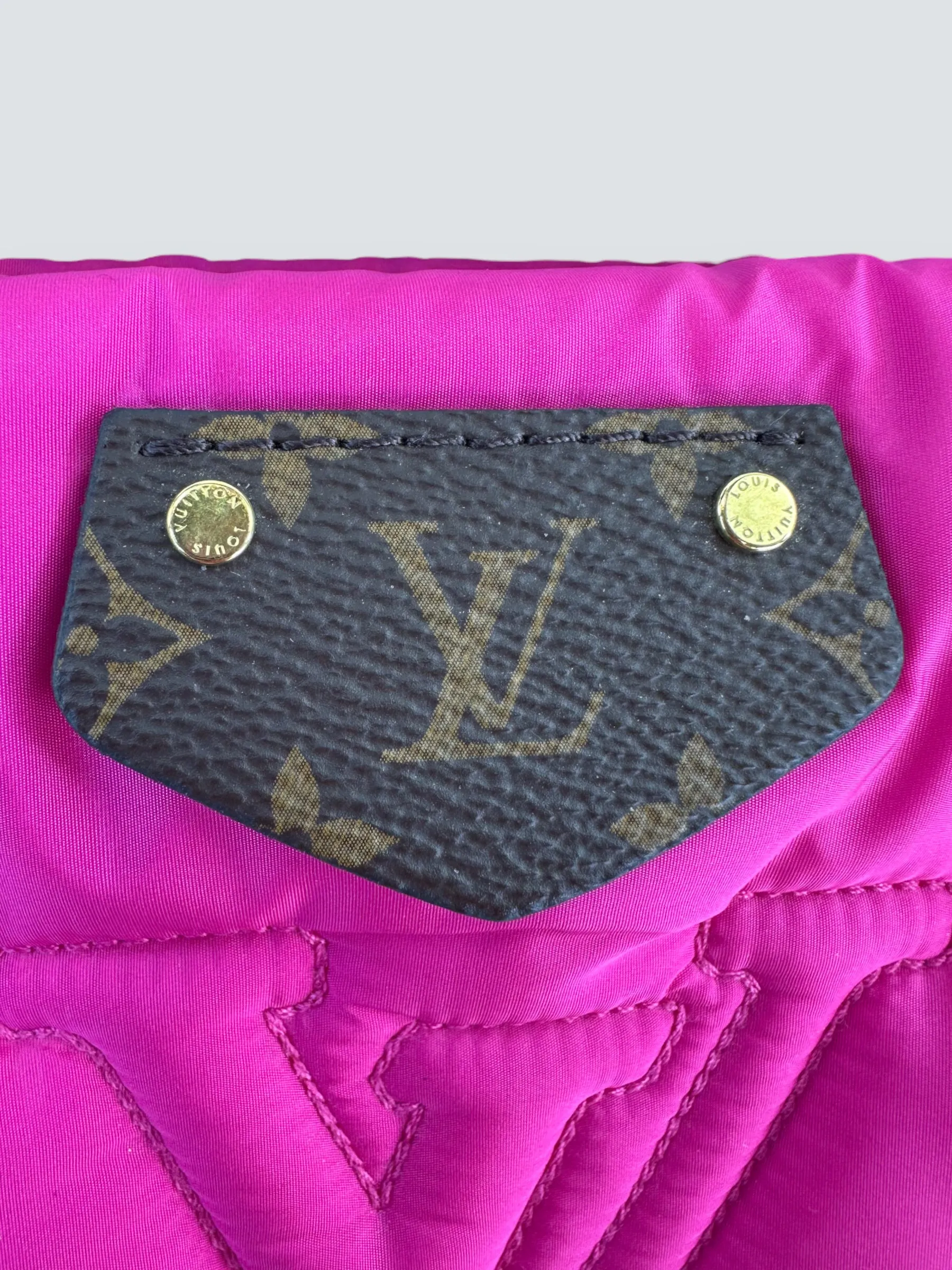Louis Vuitton Fuschia & Black Pillow Multi Pochette