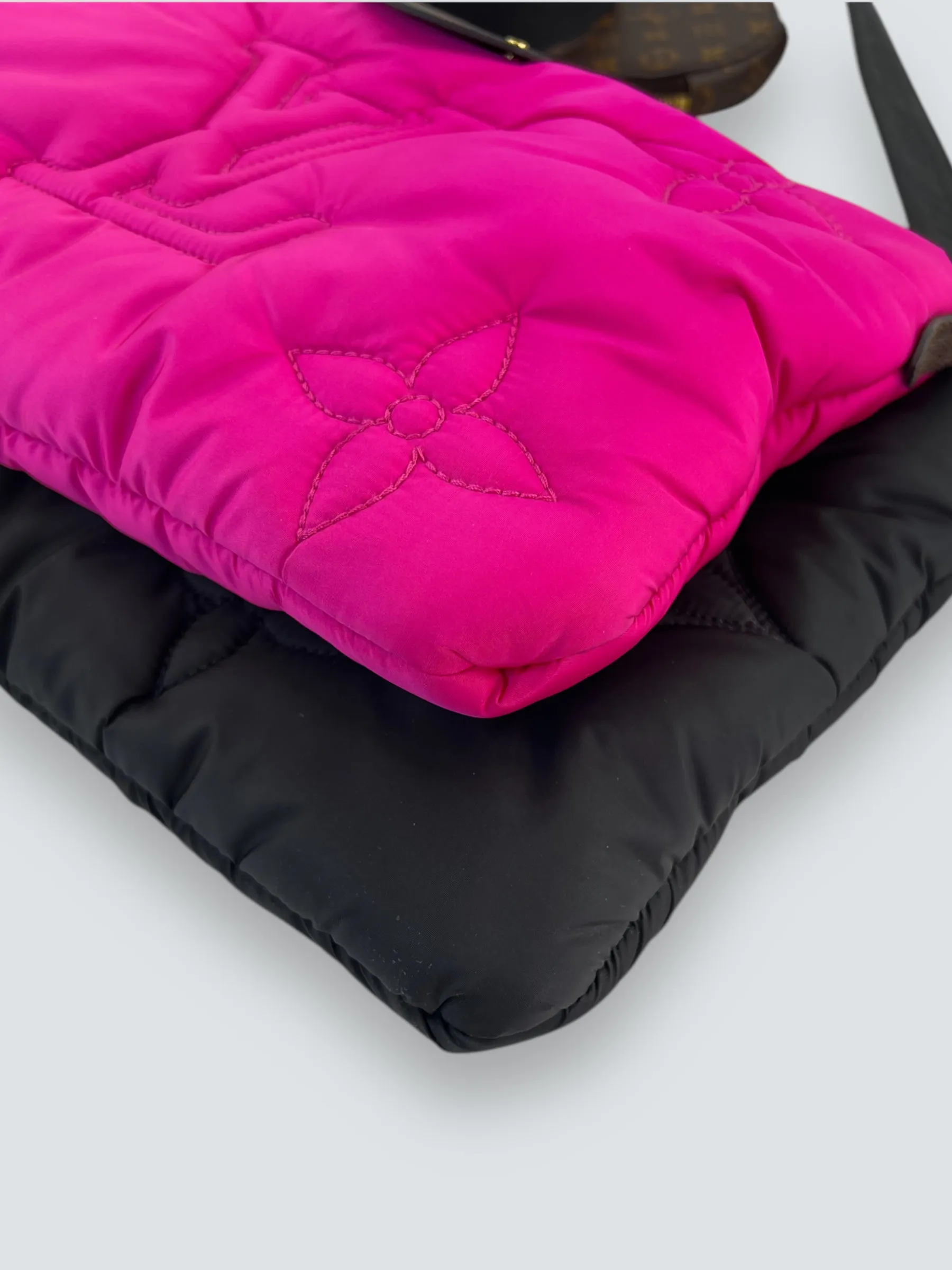 Louis Vuitton Fuschia & Black Pillow Multi Pochette