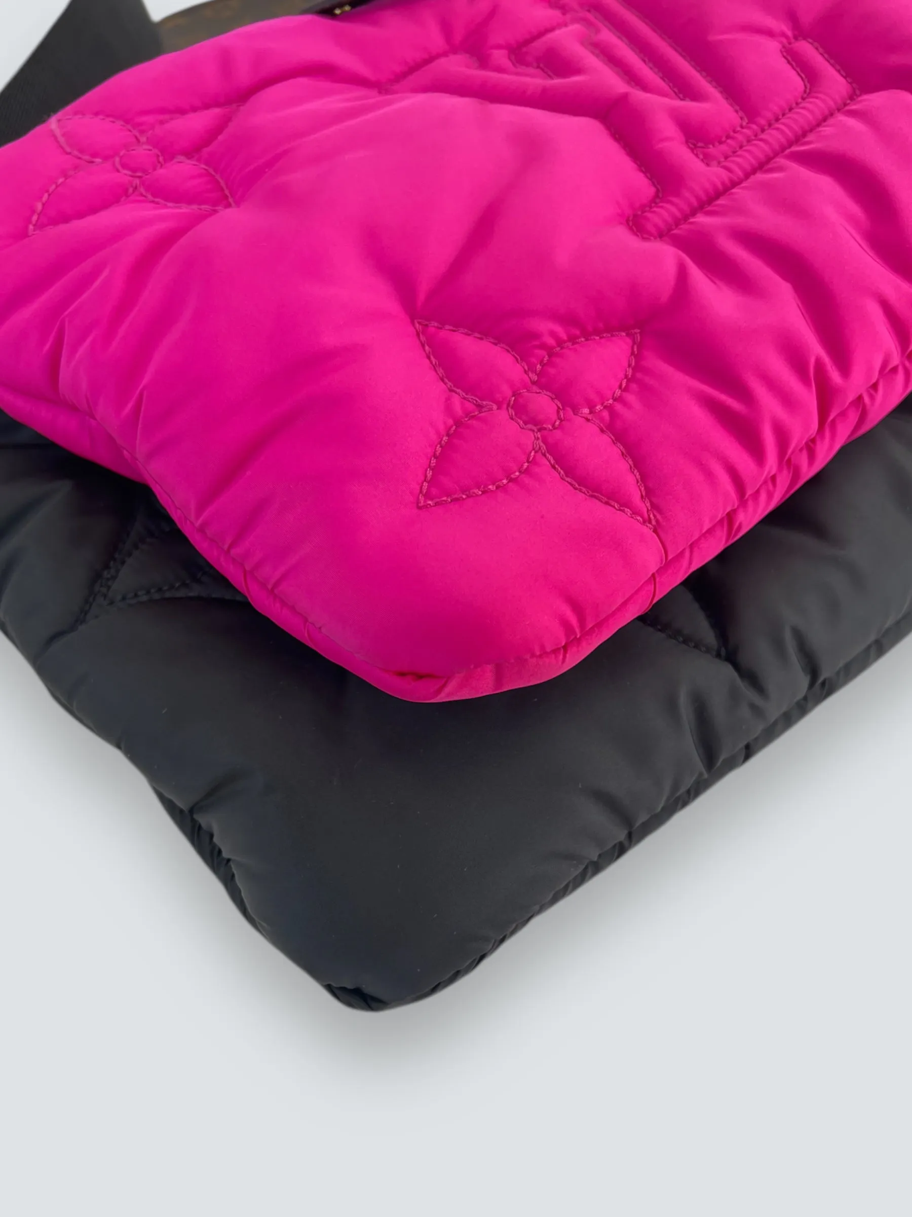 Louis Vuitton Fuschia & Black Pillow Multi Pochette
