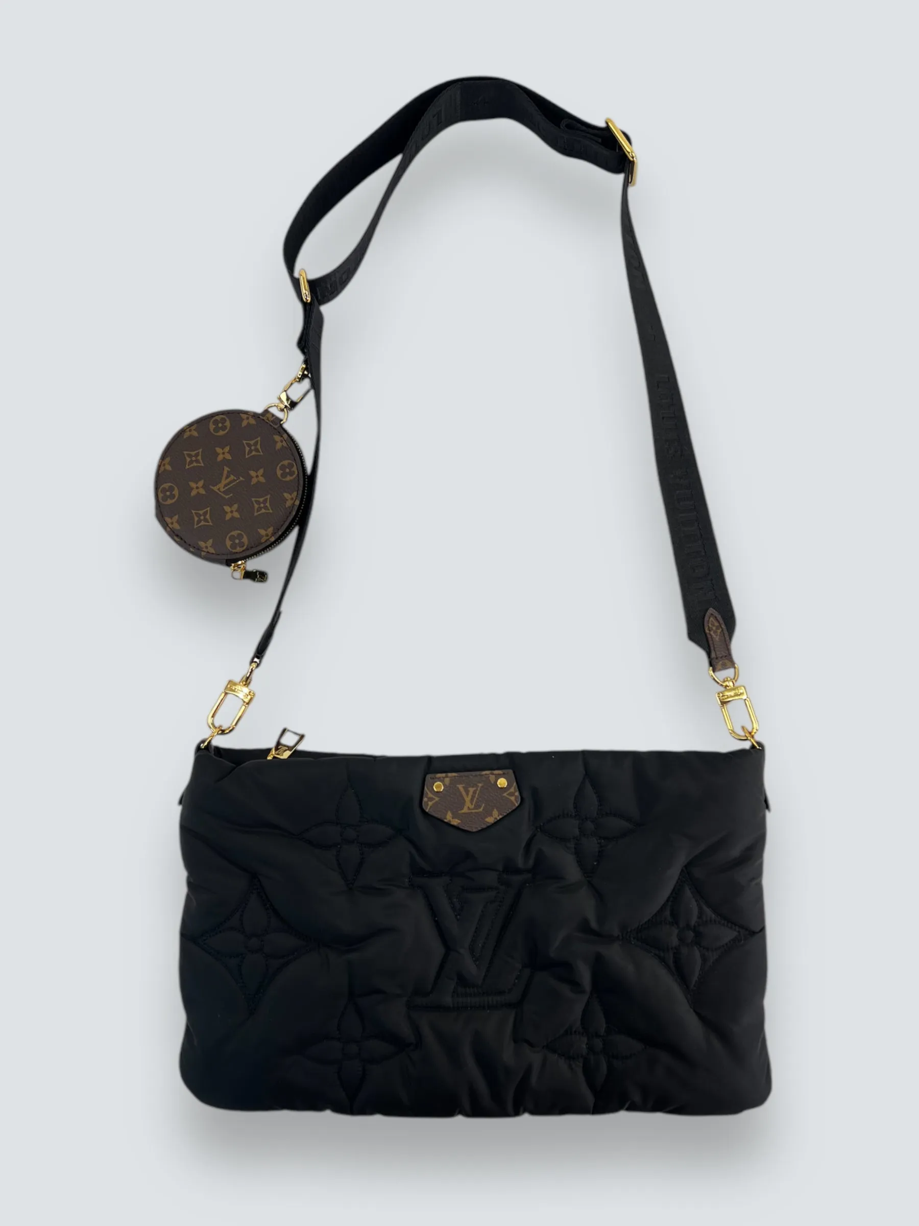 Louis Vuitton Fuschia & Black Pillow Multi Pochette