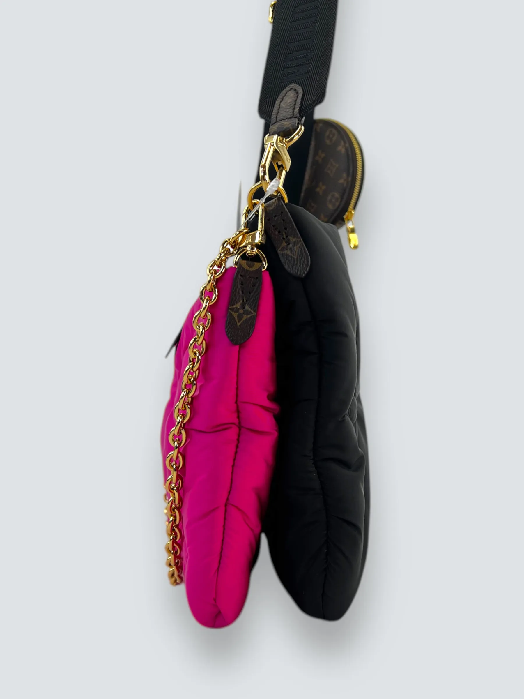 Louis Vuitton Fuschia & Black Pillow Multi Pochette