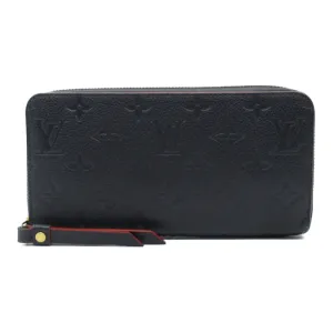 Louis Vuitton Marine Rouge Navy Monogram Empreinte Long Wallet (Bi-Fold) (Pre-Owned)