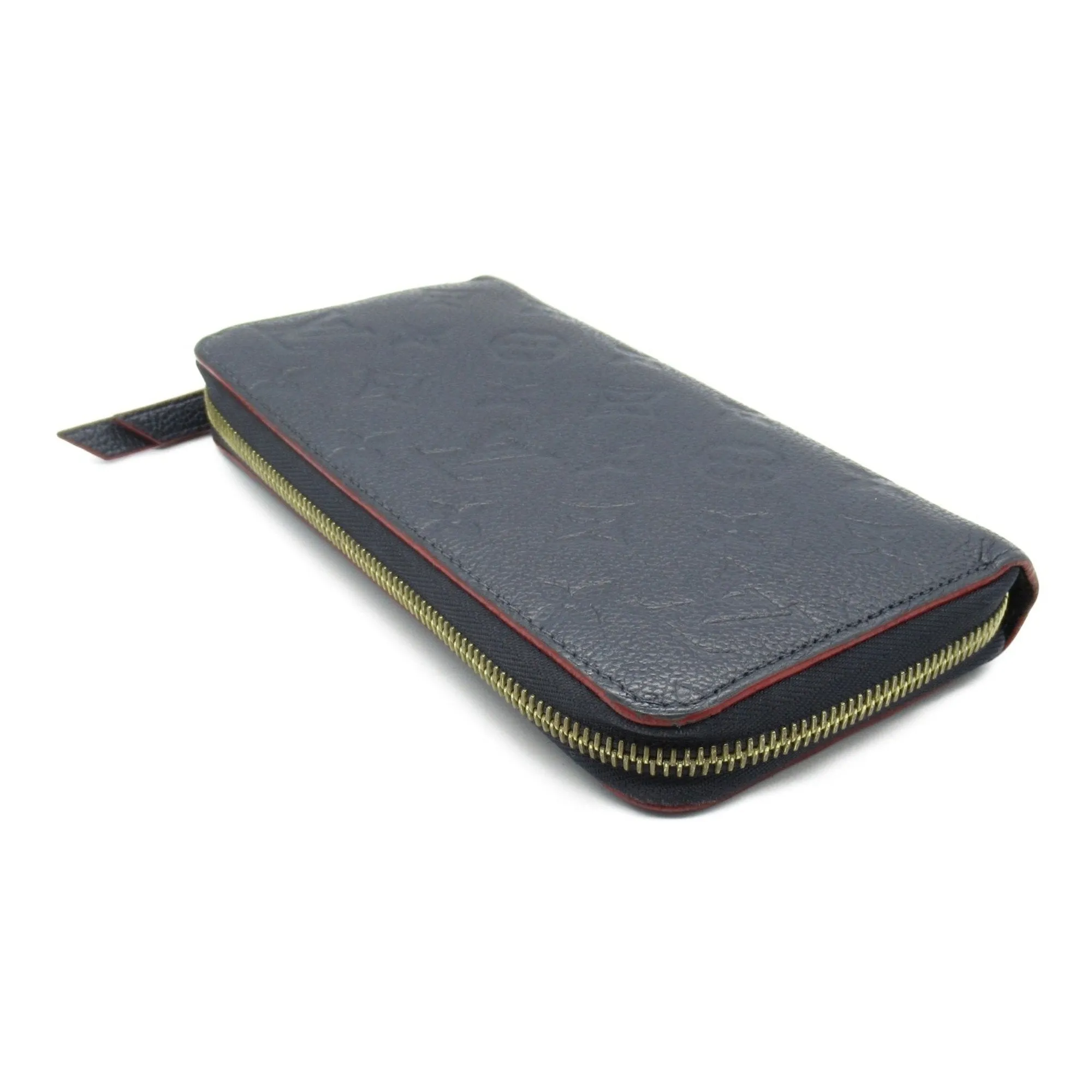 Louis Vuitton Marine Rouge Navy Monogram Empreinte Long Wallet (Bi-Fold) (Pre-Owned)