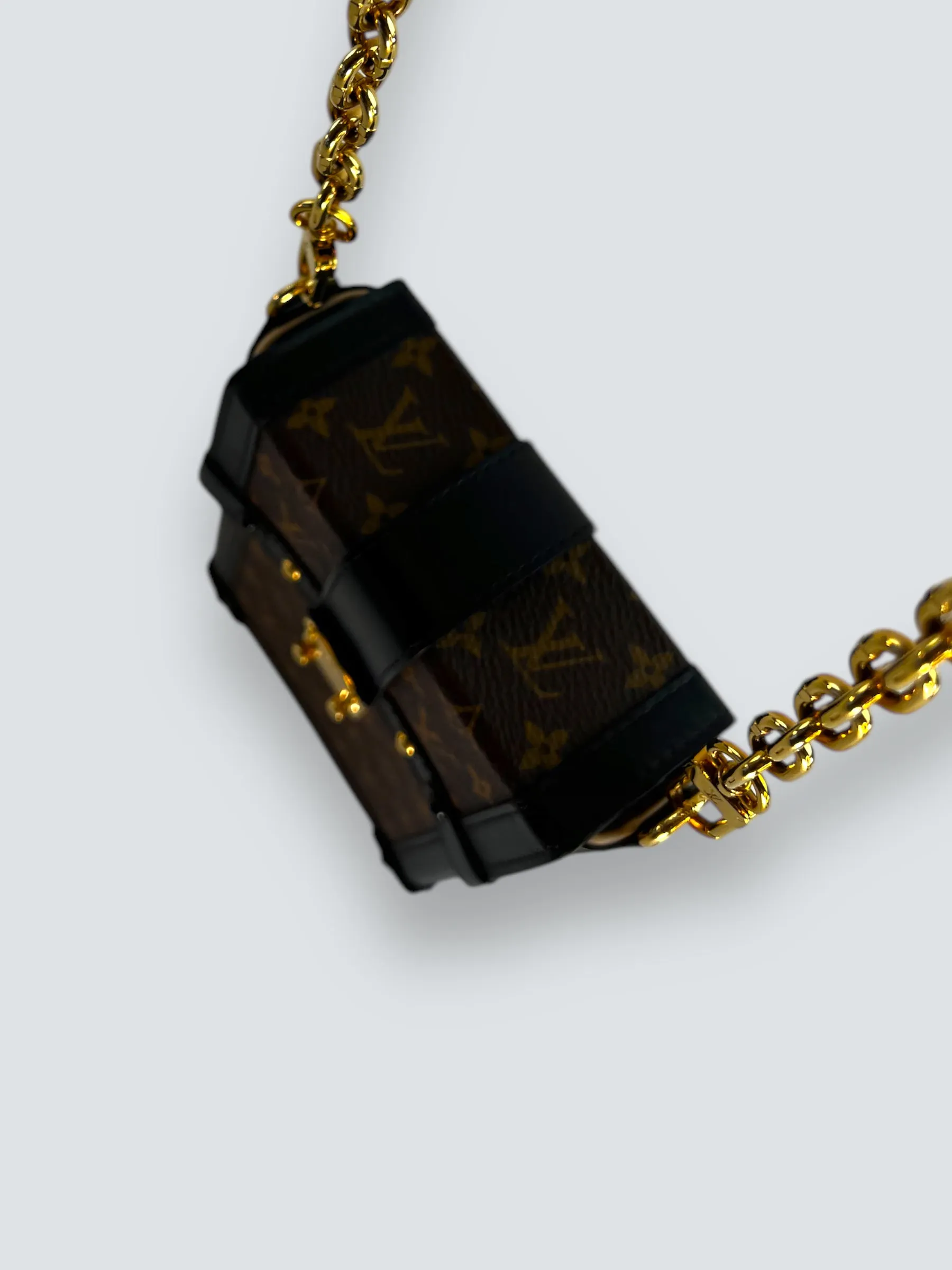 Louis Vuitton Monogram Canvas & Leather Vertical Trunk Crossbody