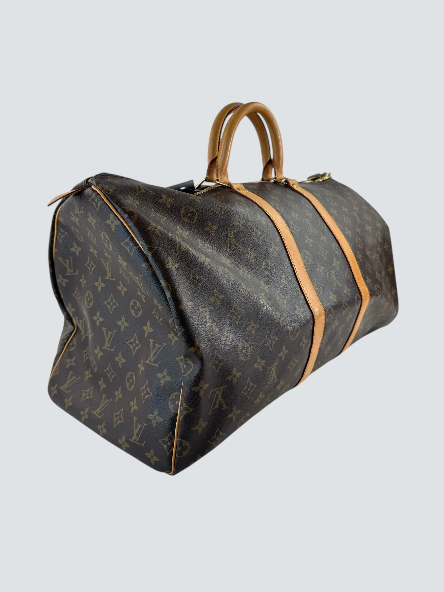 Louis Vuitton Monogram Canvas Keepall 55 Luggage