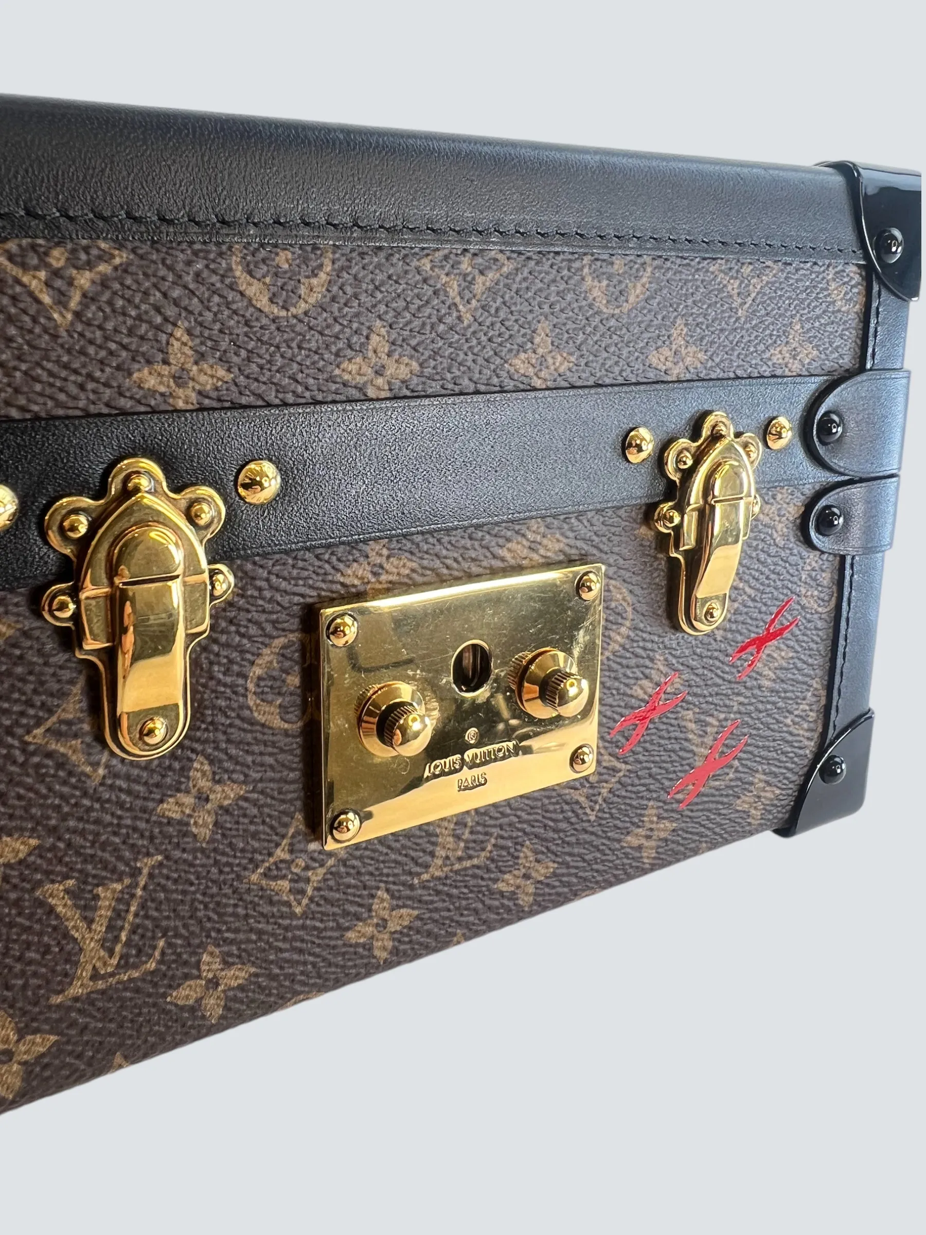 Louis Vuitton Monogram Canvas Monogram Sac "Petite Malle"
