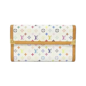 Louis Vuitton Monogram Multicolore Coated Canvas Long Wallet (Bi-Fold) (Pre-Owned)