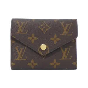 Louis Vuitton Monogram pink Marron Coated Canvas Wallet (Bi-Fold) (Pre-Owned)