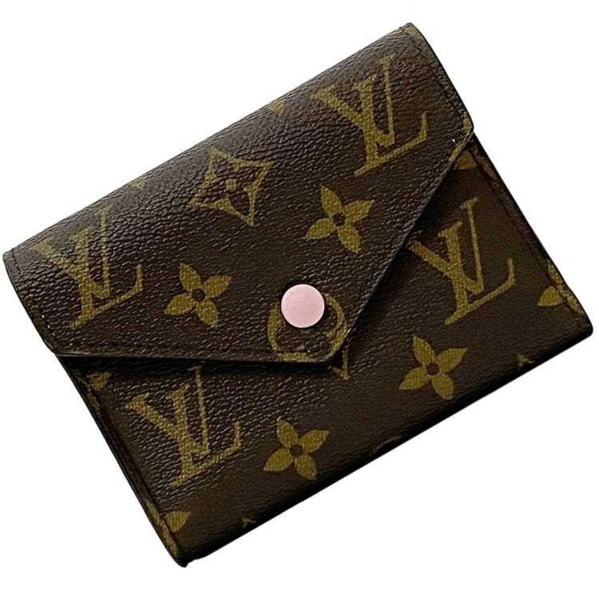 Louis Vuitton Monogram pink Rose Ballerine Monogram Wallet (Tri-Fold) (Pre-Owned)