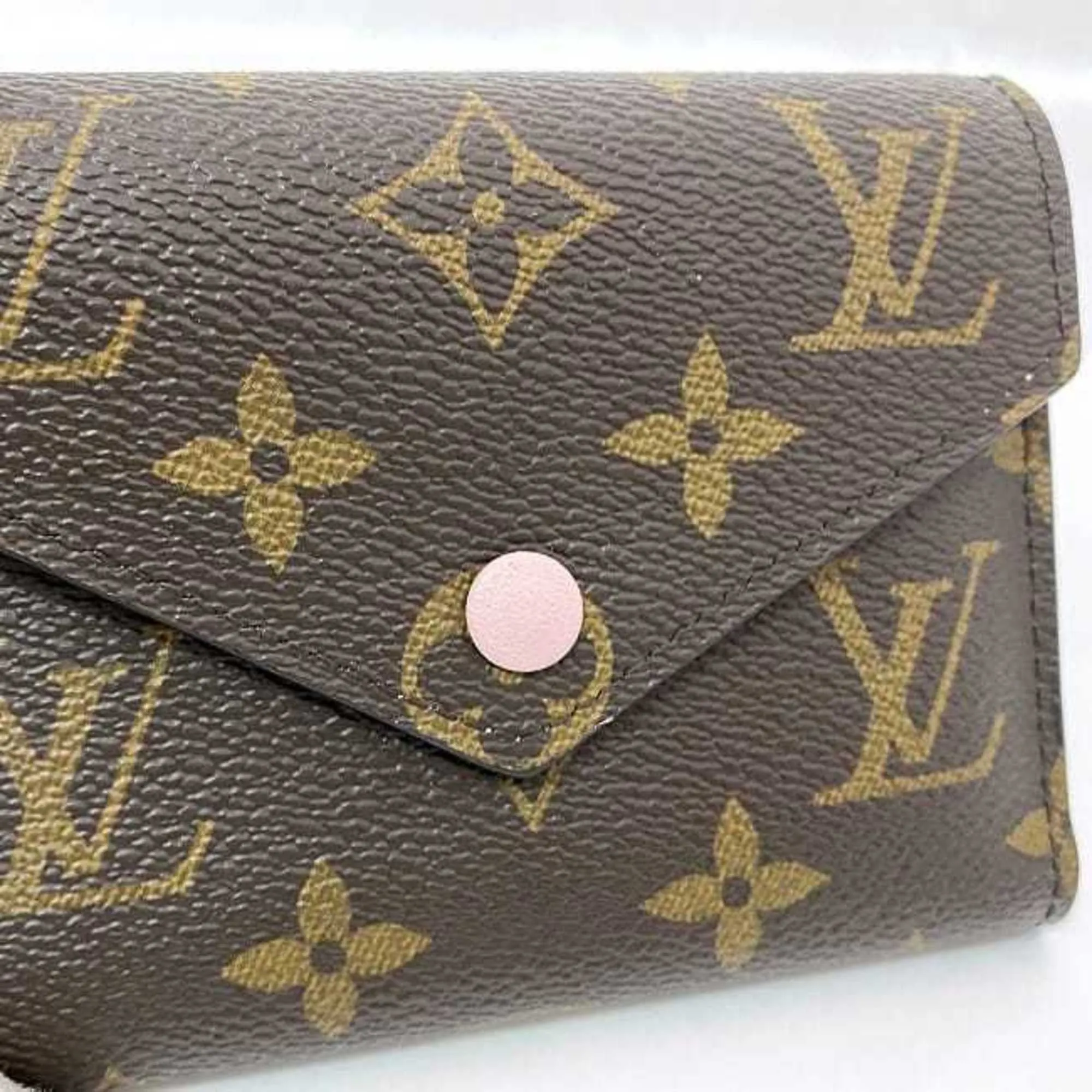 Louis Vuitton Monogram pink Rose Ballerine Monogram Wallet (Tri-Fold) (Pre-Owned)