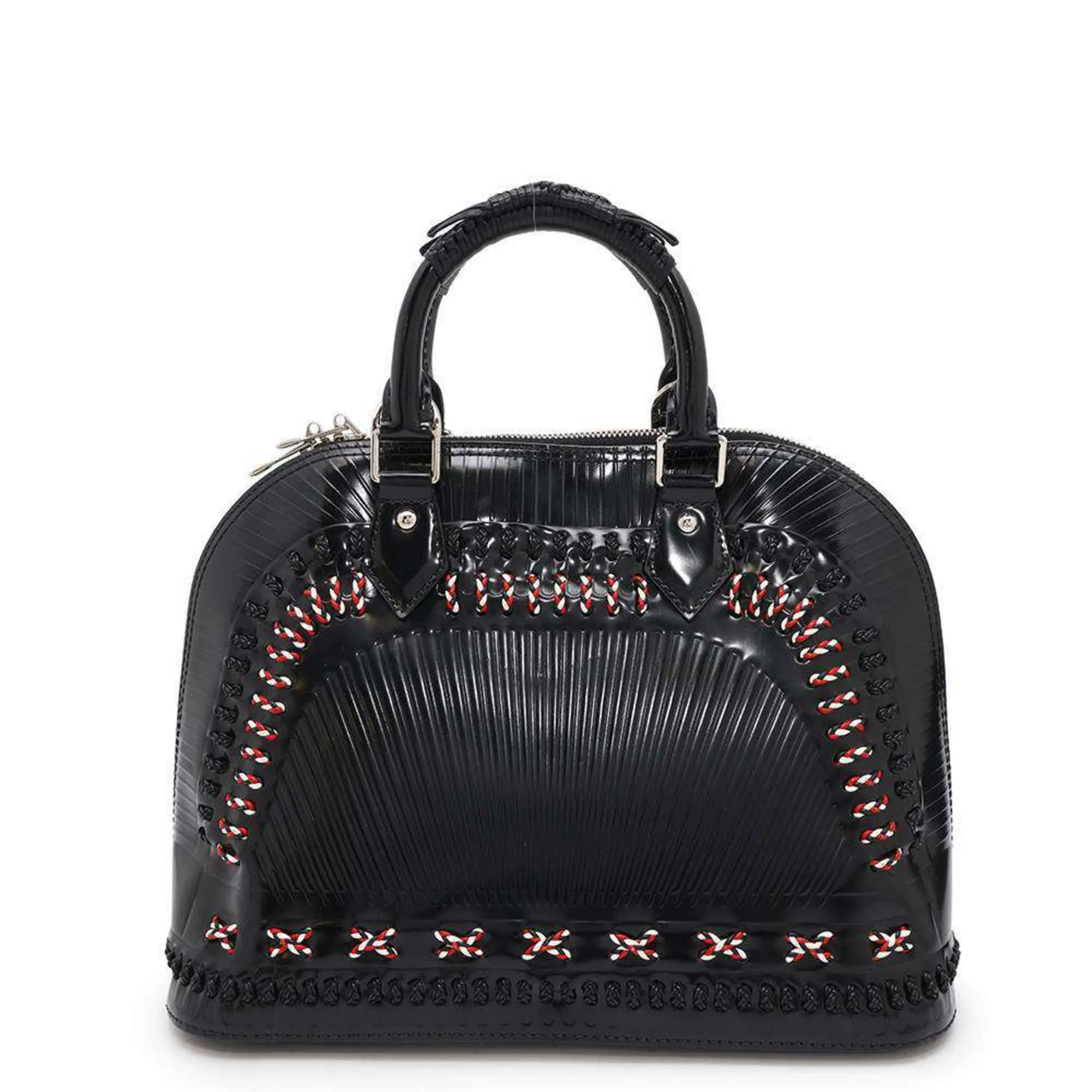 Louis Vuitton Noir Patent Leather Handbag (Pre-Owned)