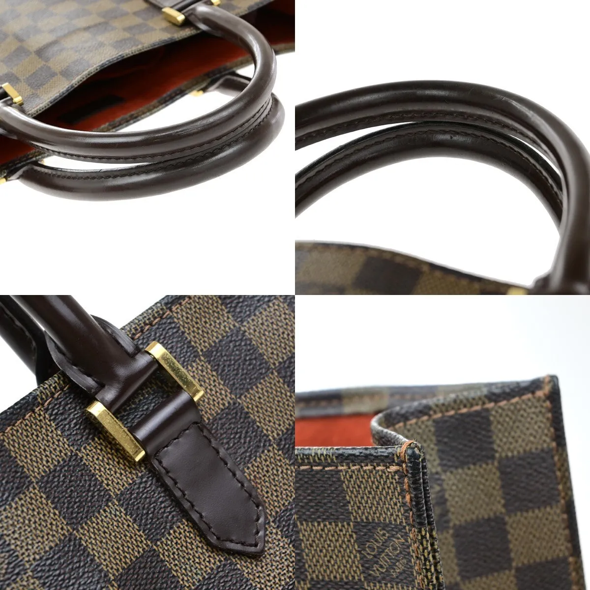 Louis Vuitton Sac Plat Canvas Handbag (Pre-Owned)