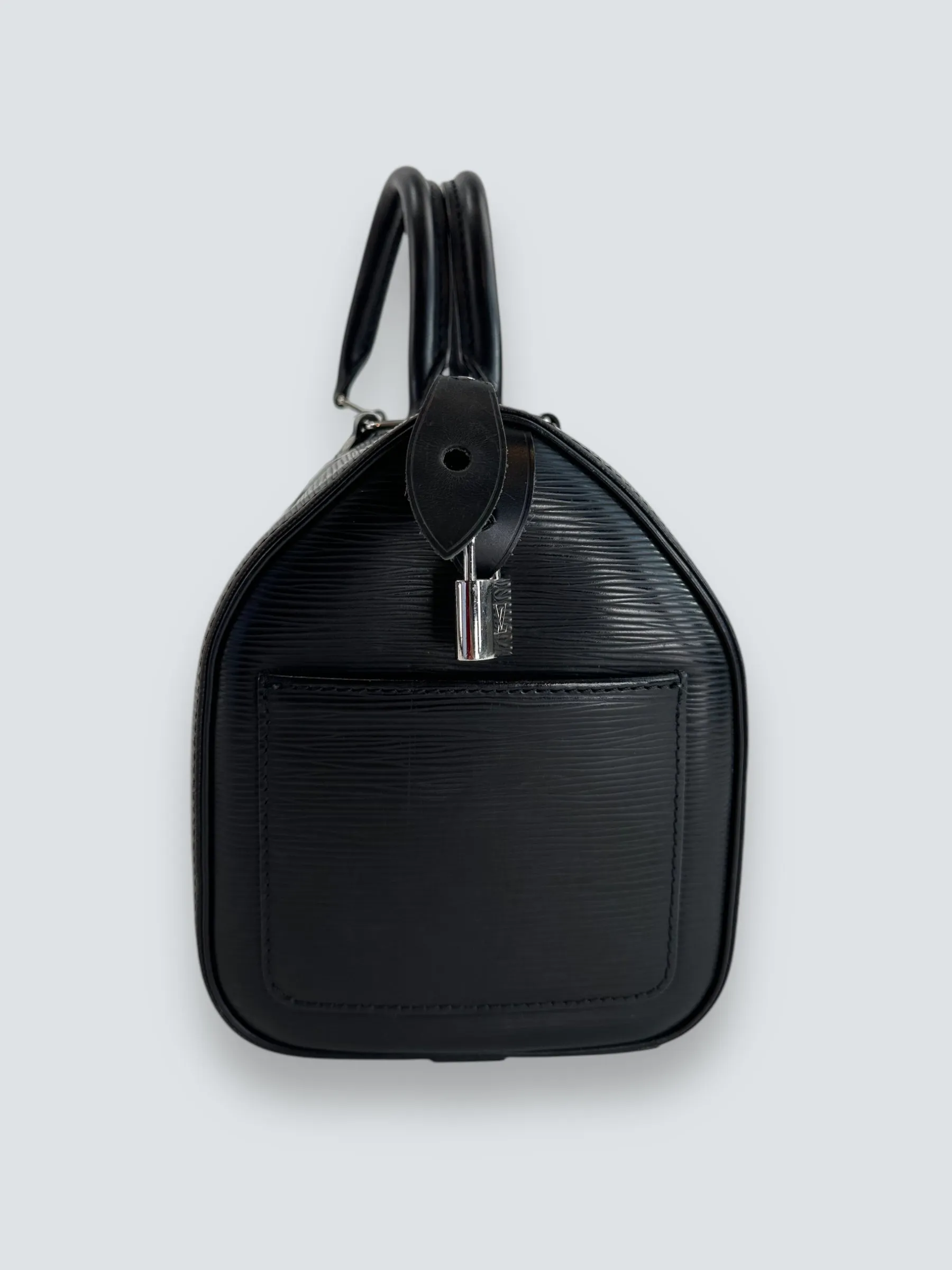 Louis Vuitton Speedy 30 Epi Black Handbag