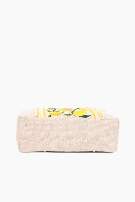 Make Lemonade Woven Tote Bag