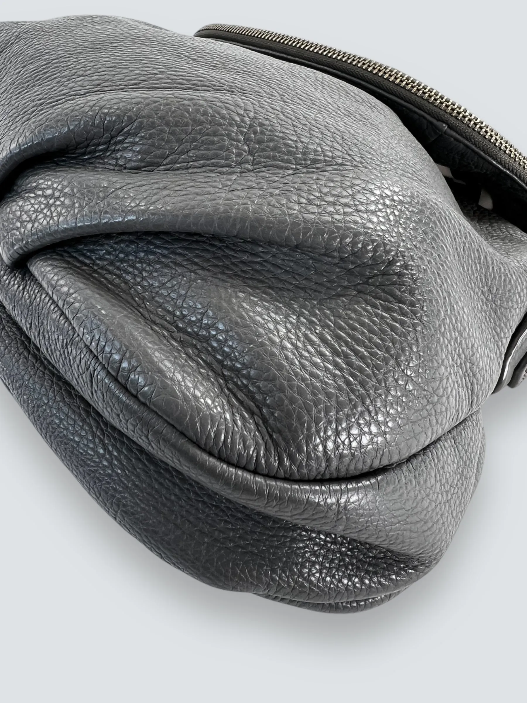 Marc Jacobs Grey Leather Natasha Crossbody