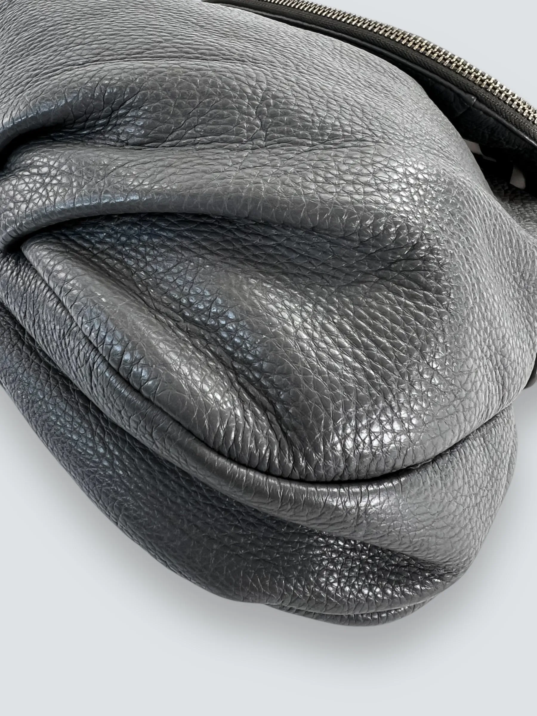 Marc Jacobs Grey Leather Natasha Crossbody